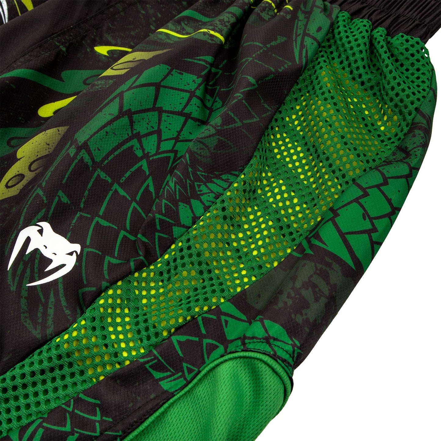 Venum Green Viper Boxing Short - Black/Green