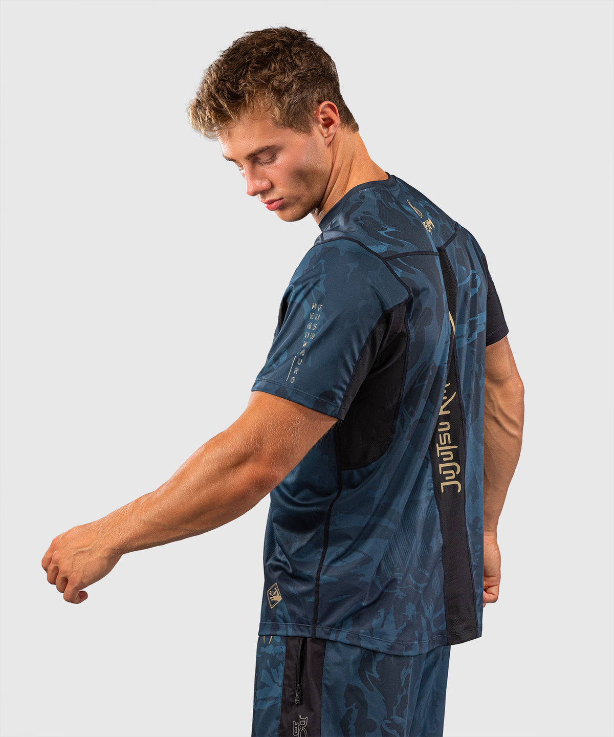 Jujutsu Kaisen x Venum Fushiguro Dry-Tech-T-Shirt – Ozeanblau
