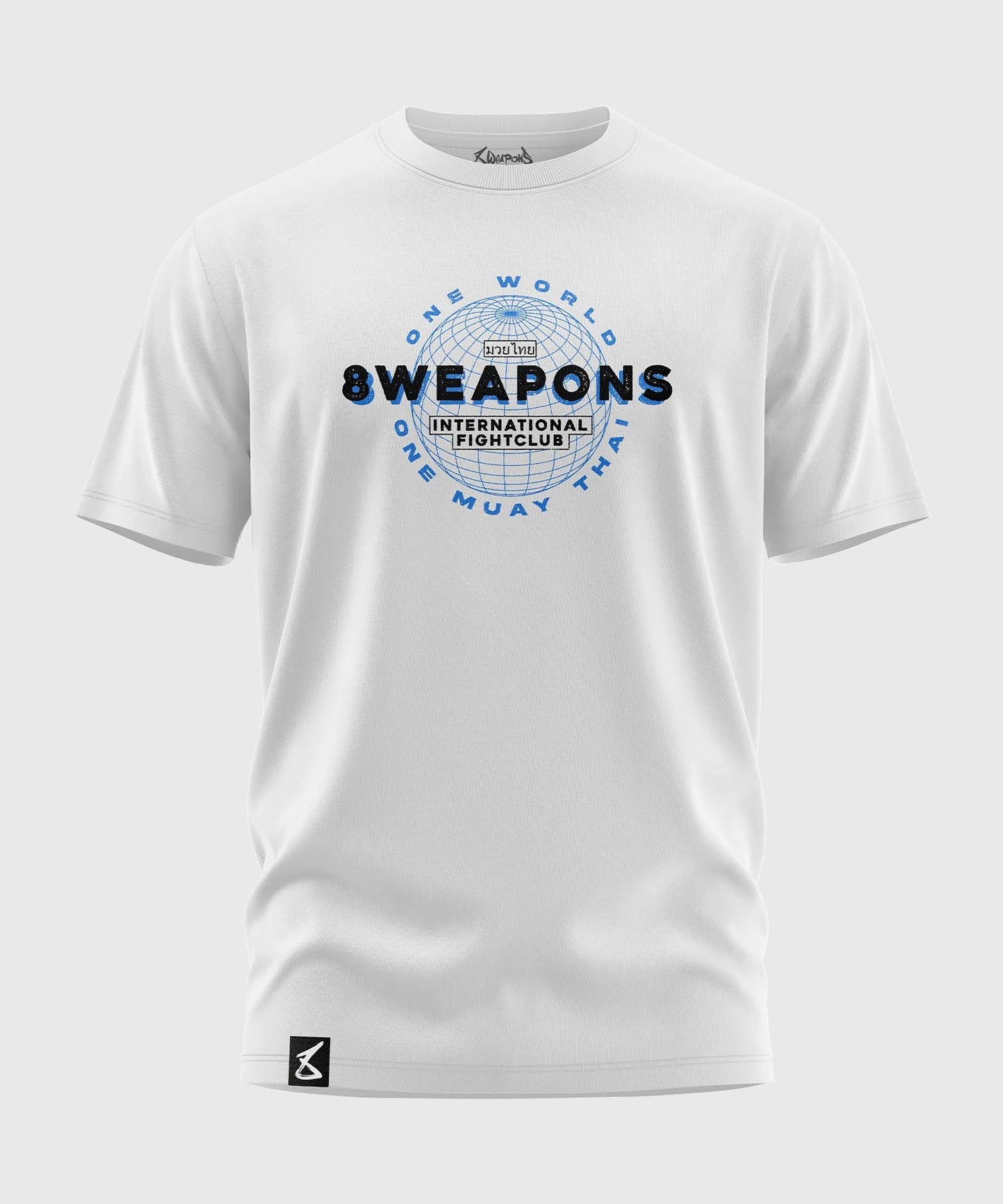 8 Weapons Oversize T-Shirt – Weiß