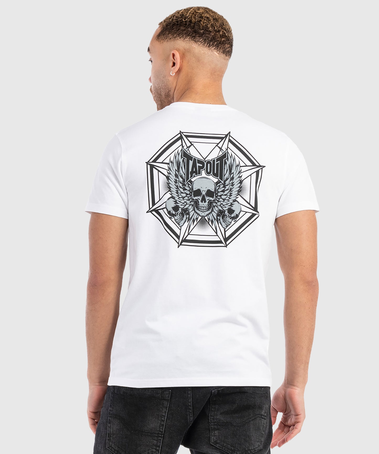 T-Shirt Tapout Octogon - Blanc/Noir