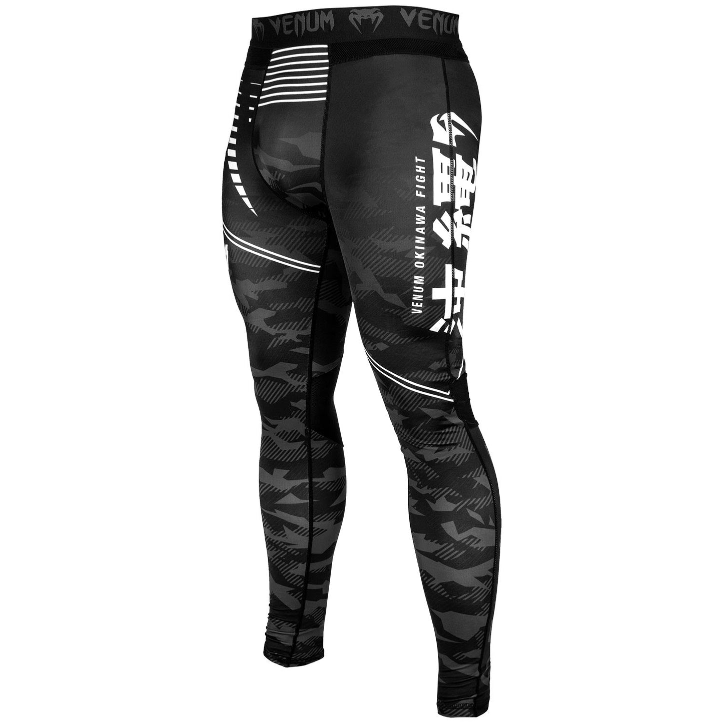 Venum Okinawa 2.0 Compression Pants - Black/White