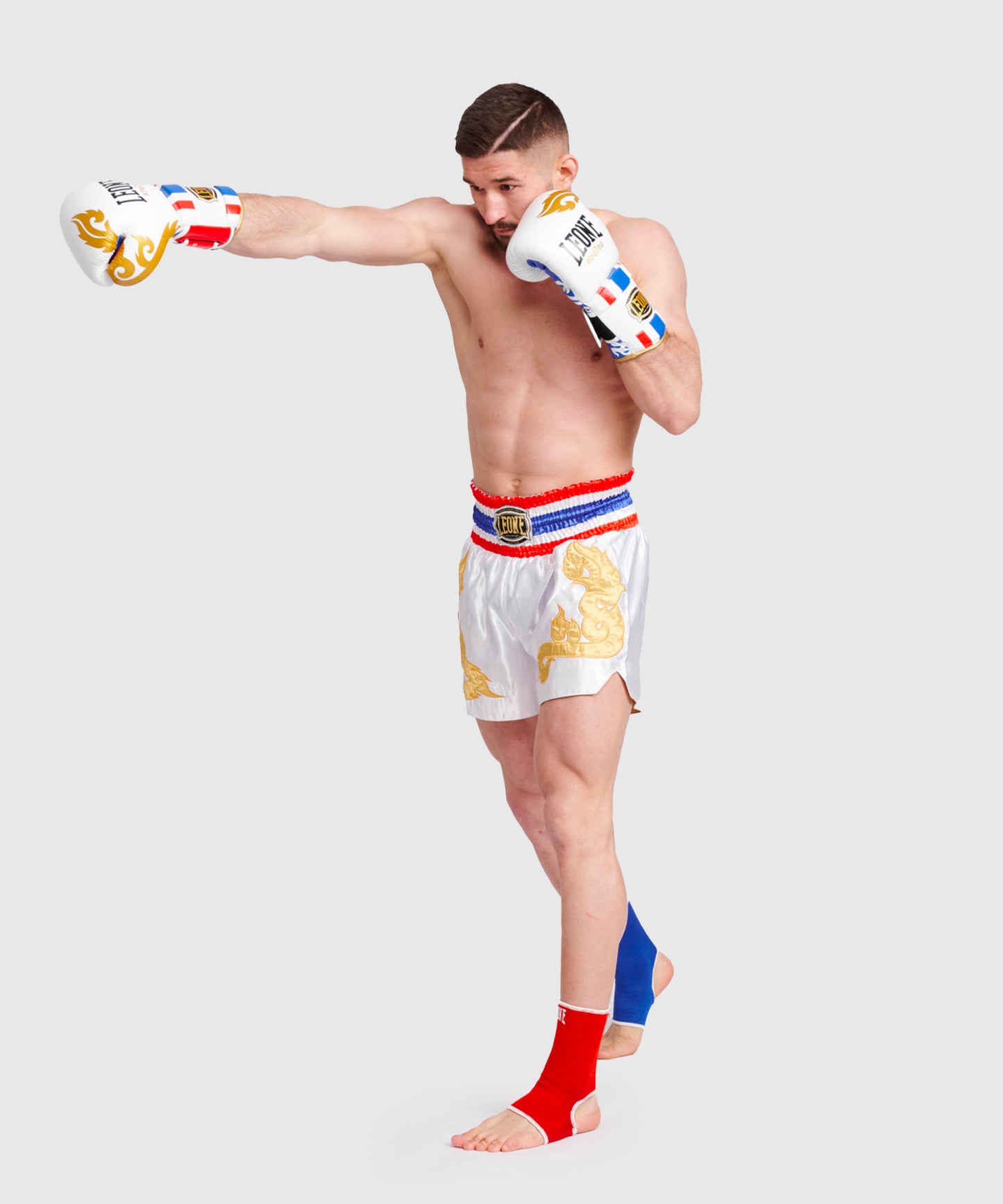 Gants De Boxe Leone Thai Style - Blanc