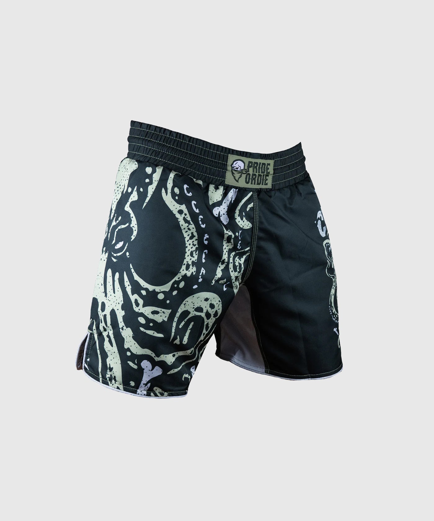 Pride Or Die Bone Crusher V2 Fight Shorts - Black