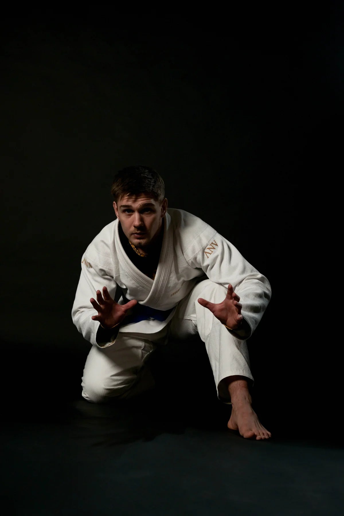 Kimono de JJB Ground Force Acta Non Verba - Blanc
