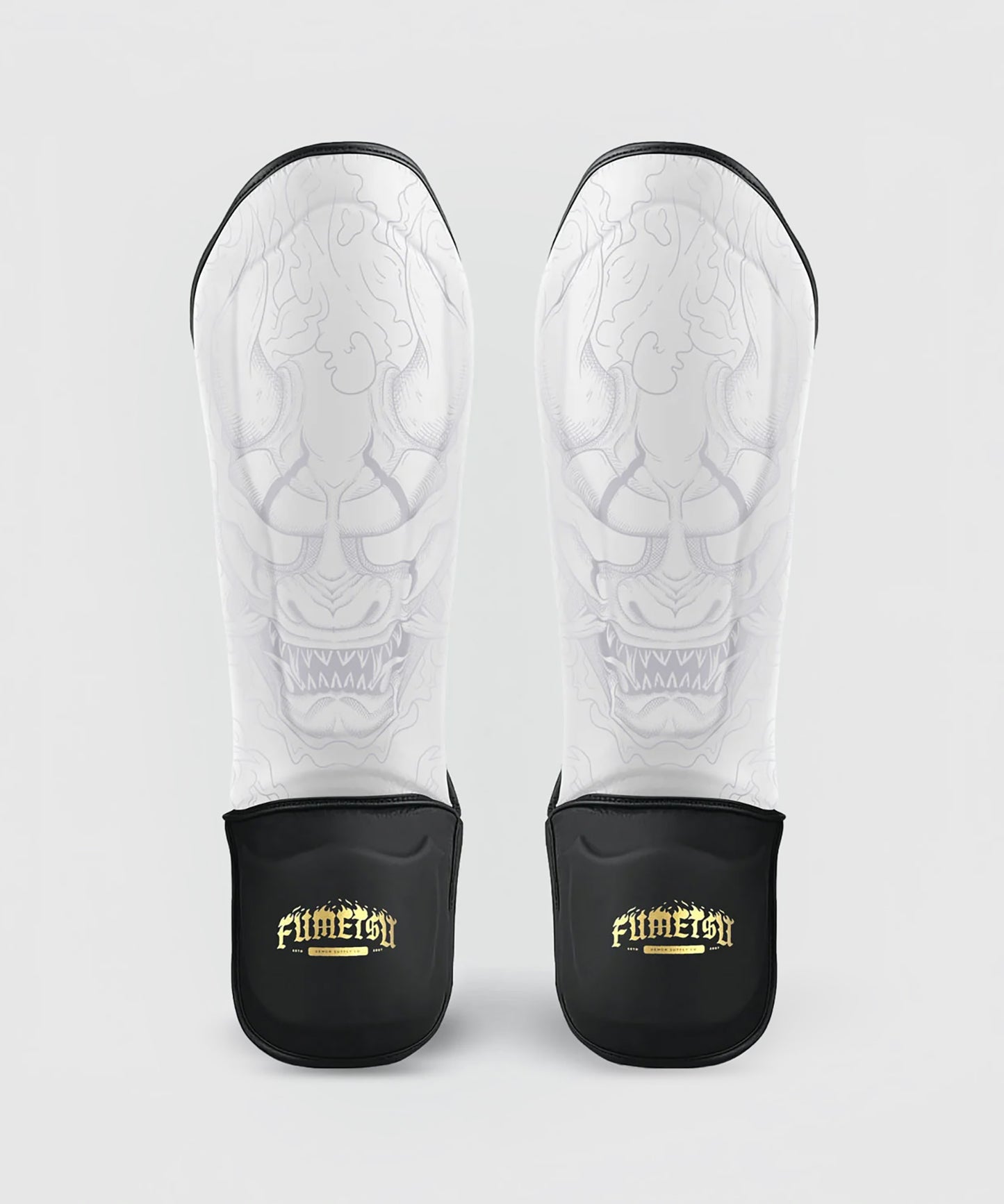 Fumetsu Oni Shin Guard - White/Black/Gold