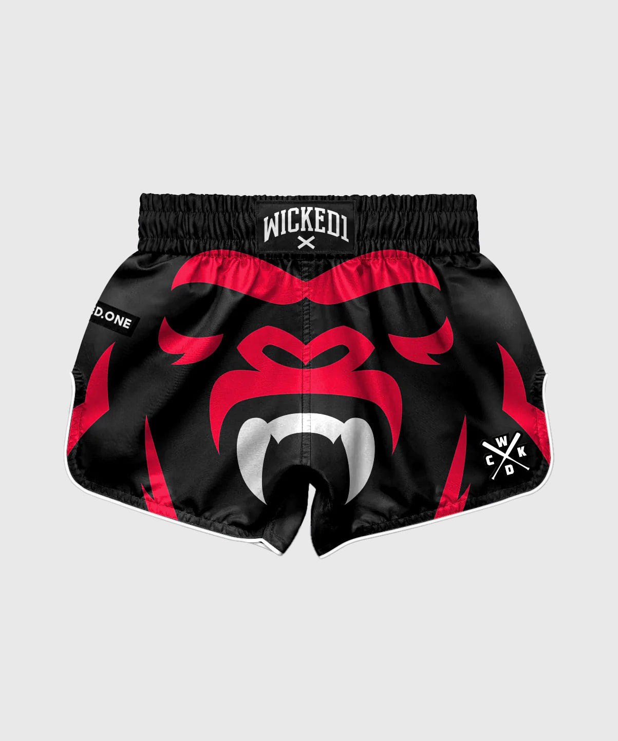 Short De Muay Thai Wicked One Gorilla - Noir
