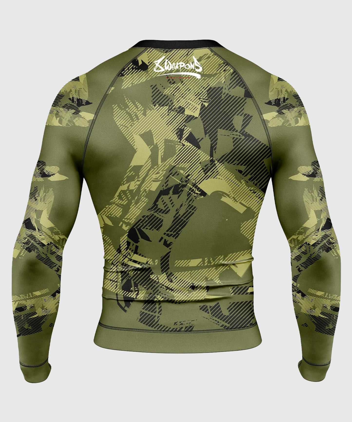 8 Weapons Hit 2.0 Langarm-Rashguard - Oliv