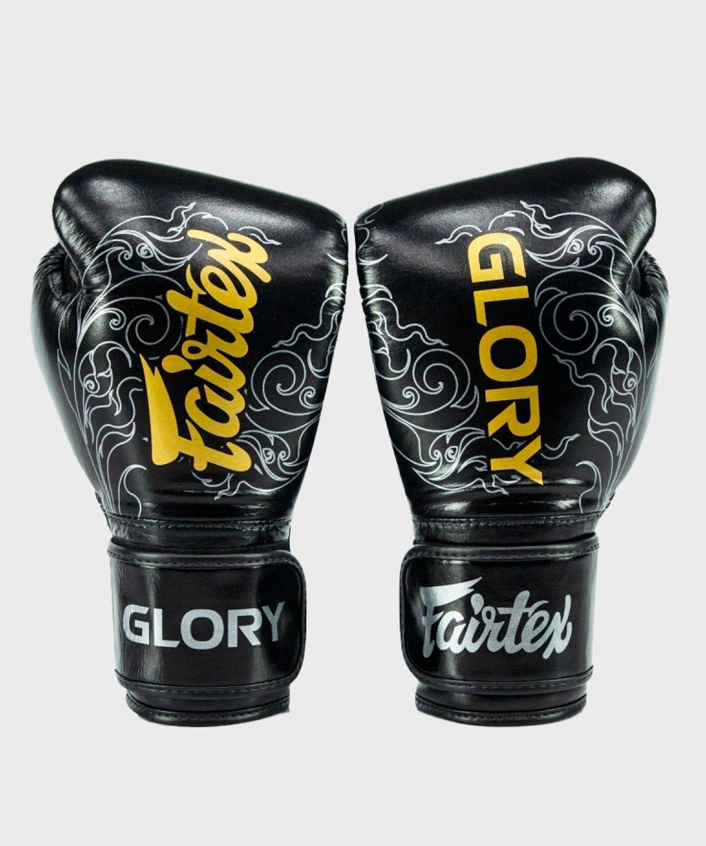 Fairtex X Glory Boxing Gloves - Black/Silver