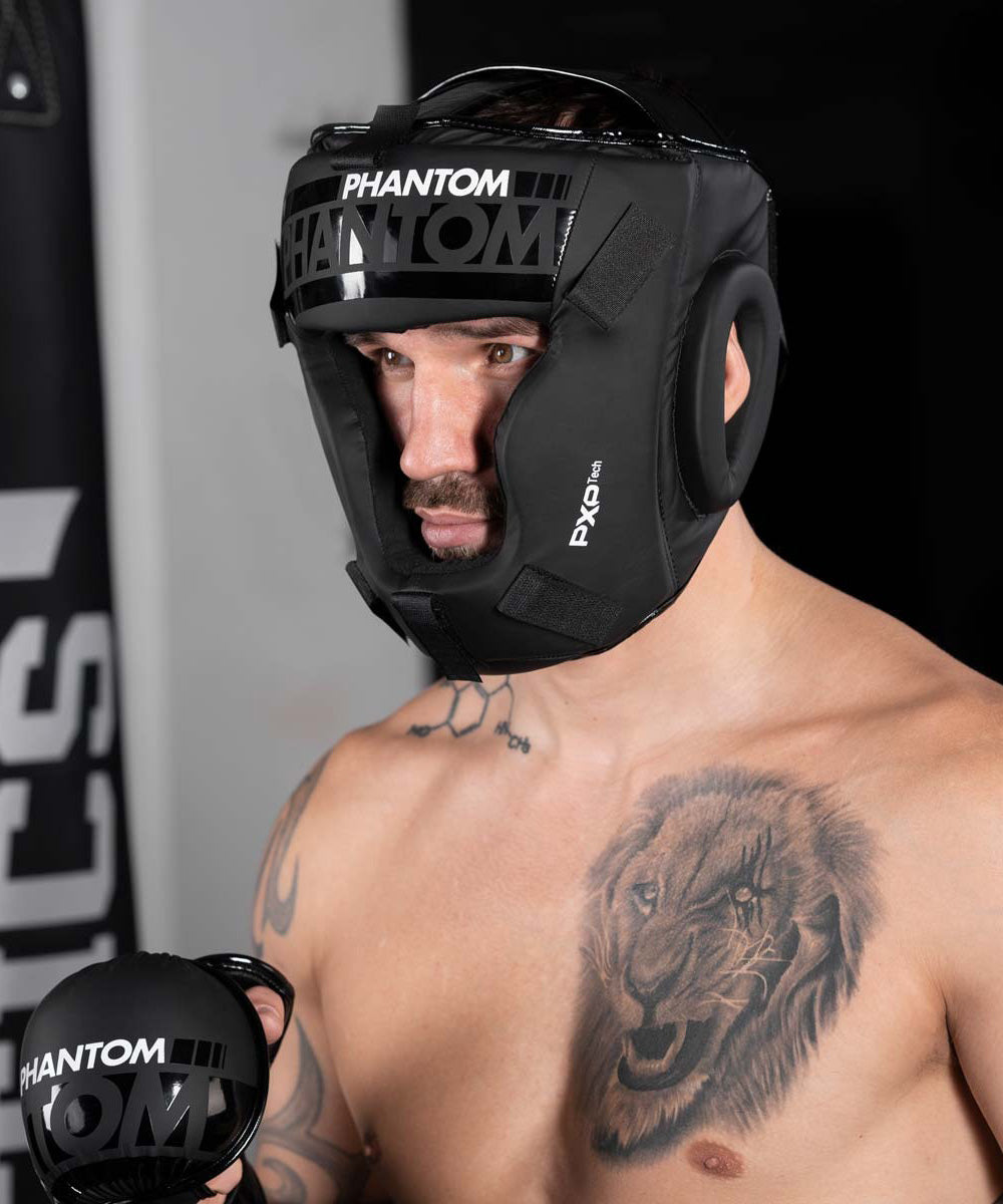 Casque De Boxe Phantom Athletics Apex Cage - Noir