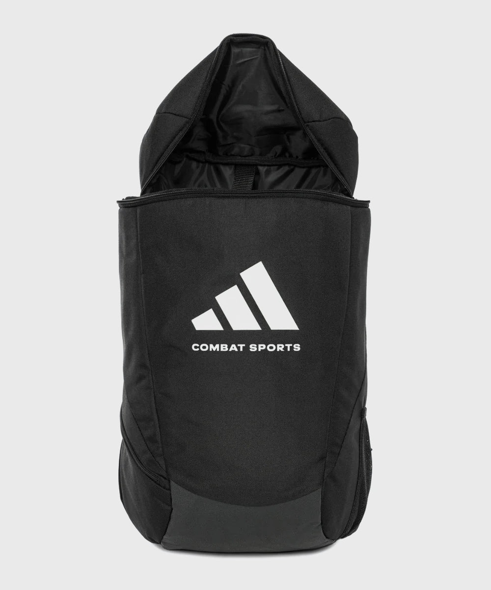 adidas combat backpack Sports 2-in-1 Training Sports Equipment Duffel Bag - Grey Black - Medium Plenty of room for team embroidery and branding adidas Sport Padded Backpack -