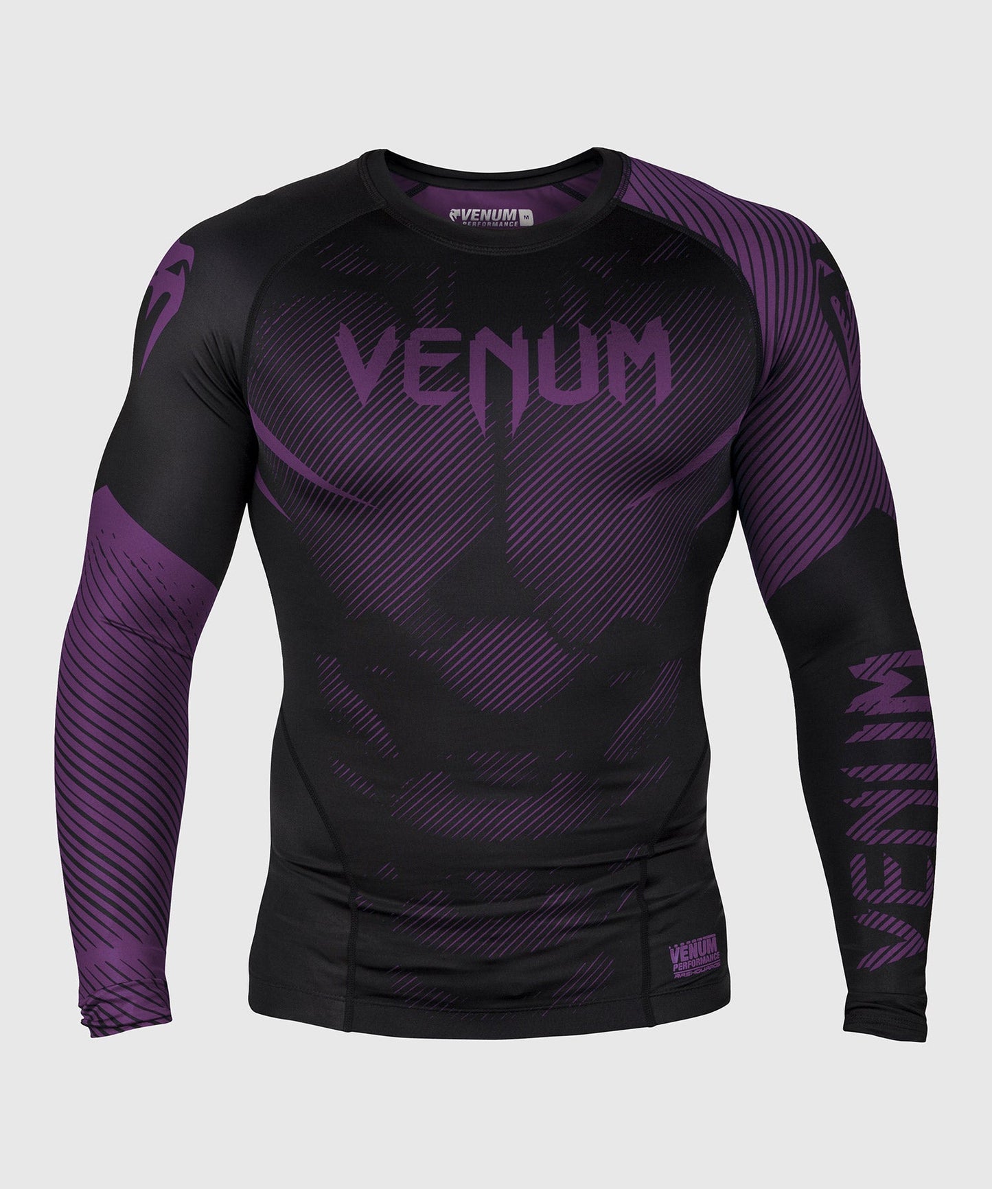Rashguard Venum NoGi 2.0 - IBJJF Approved Long Sleeve - Black/Purple