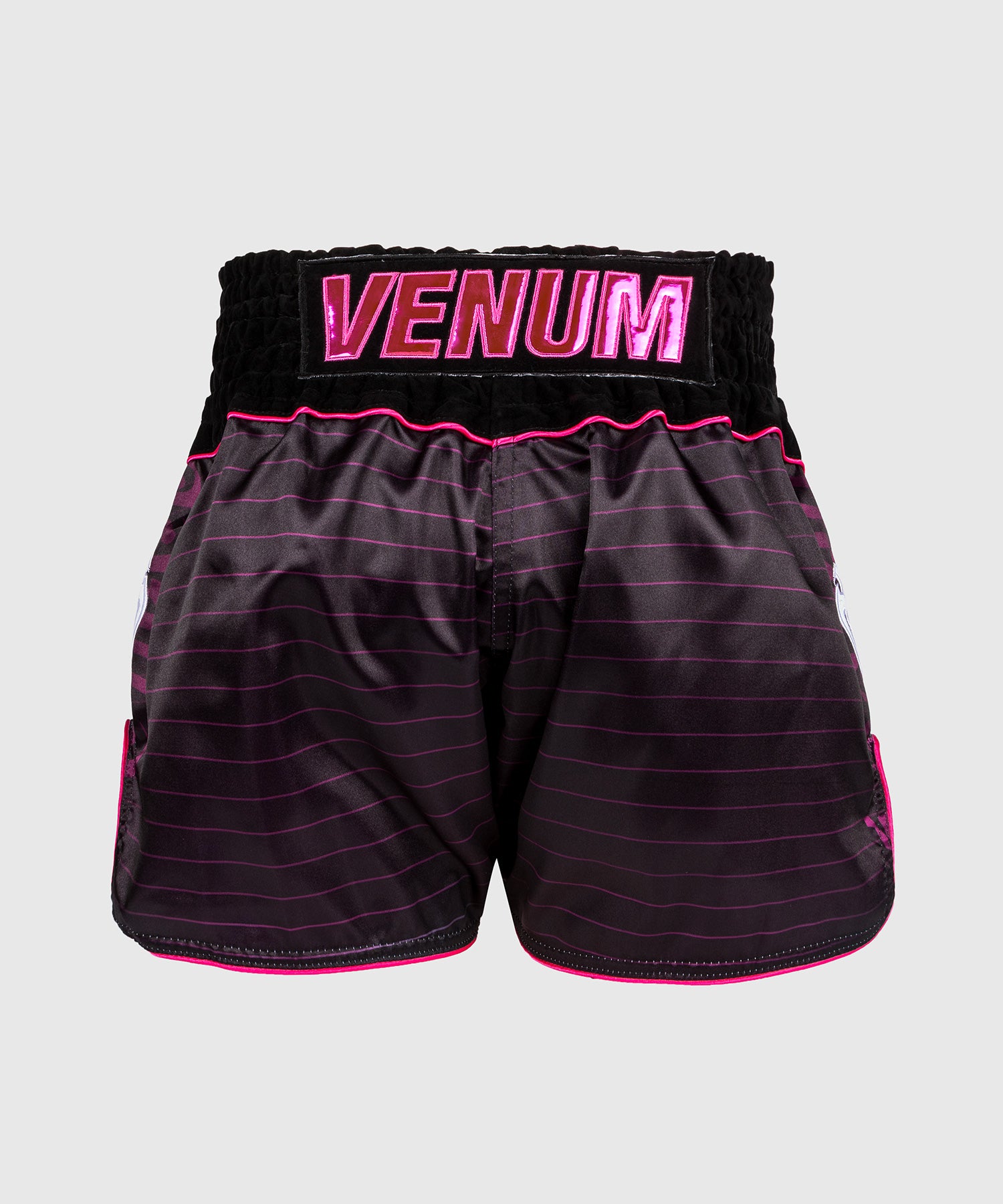 Short de Muay Thai Venum Attack - Noir/Rose – Dragon Bleu