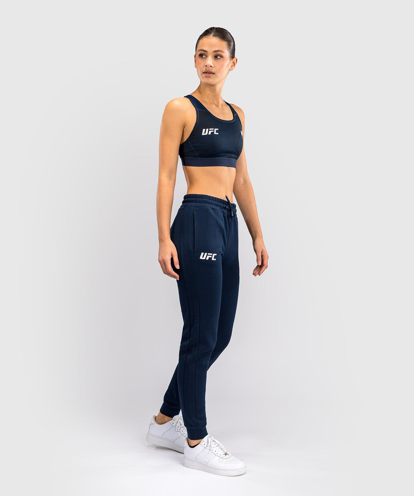Pantalon en Coton pour Femmes UFC Fusion by Venum Fight Week - Bleu Océanique