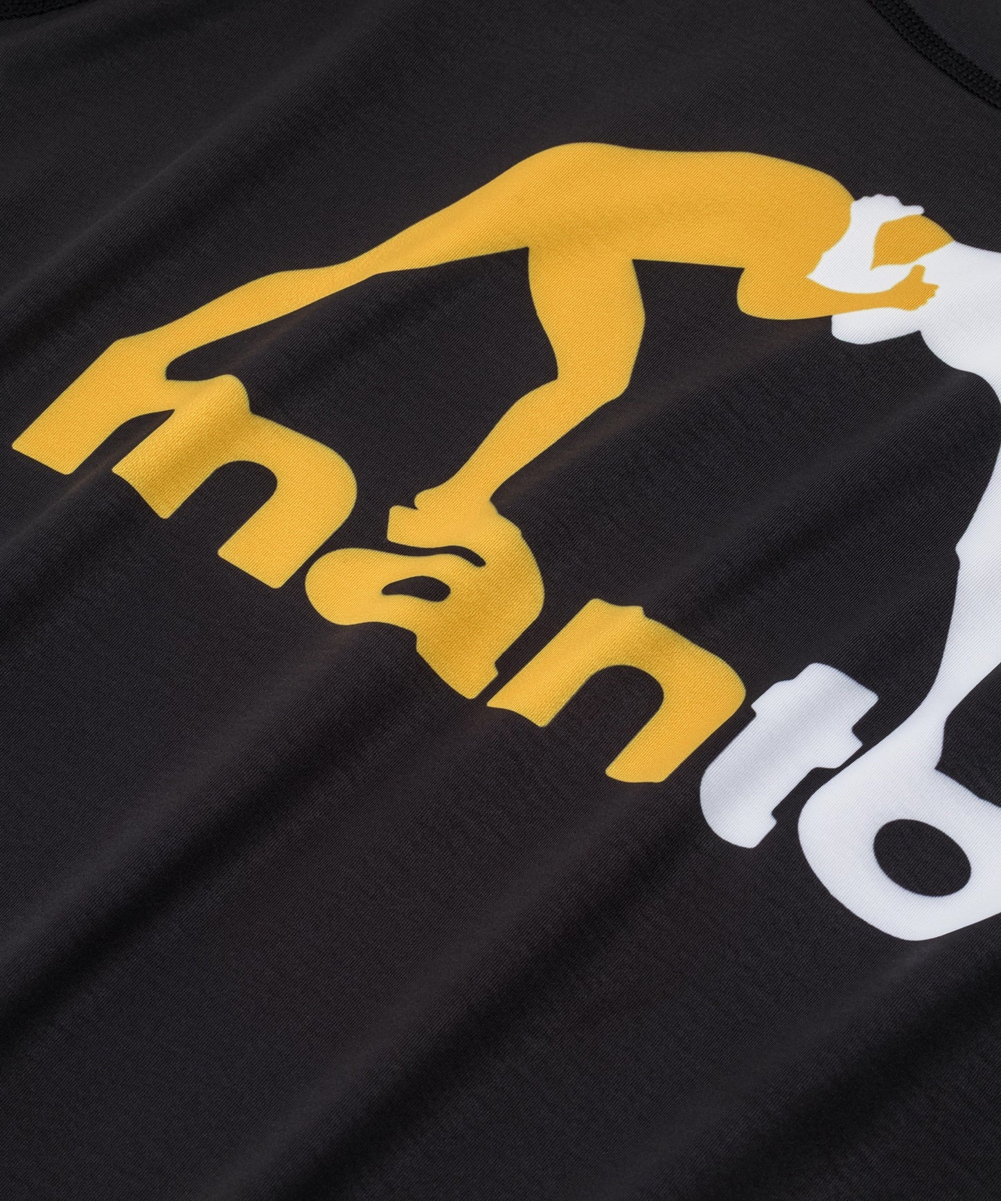Rashguard À Manches Courtes Manto Logo - Noir