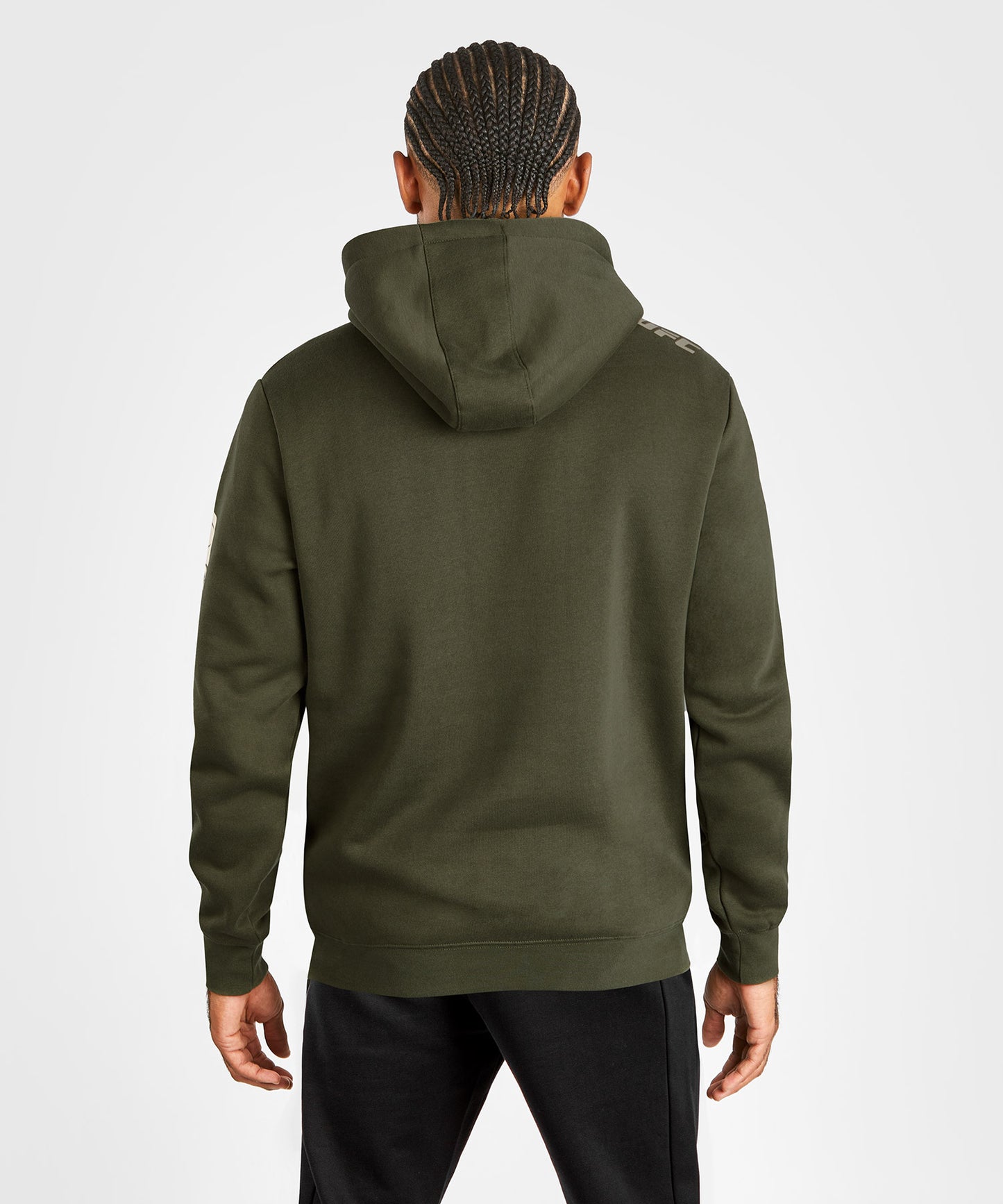 Sweatshirt à capuche pour Hommes UFC Adrenaline by Venum Fight Week - Kaki