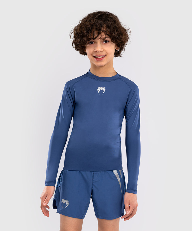Venum Contender Rashguards per Bambini Maniche Lungh Blu Reale
