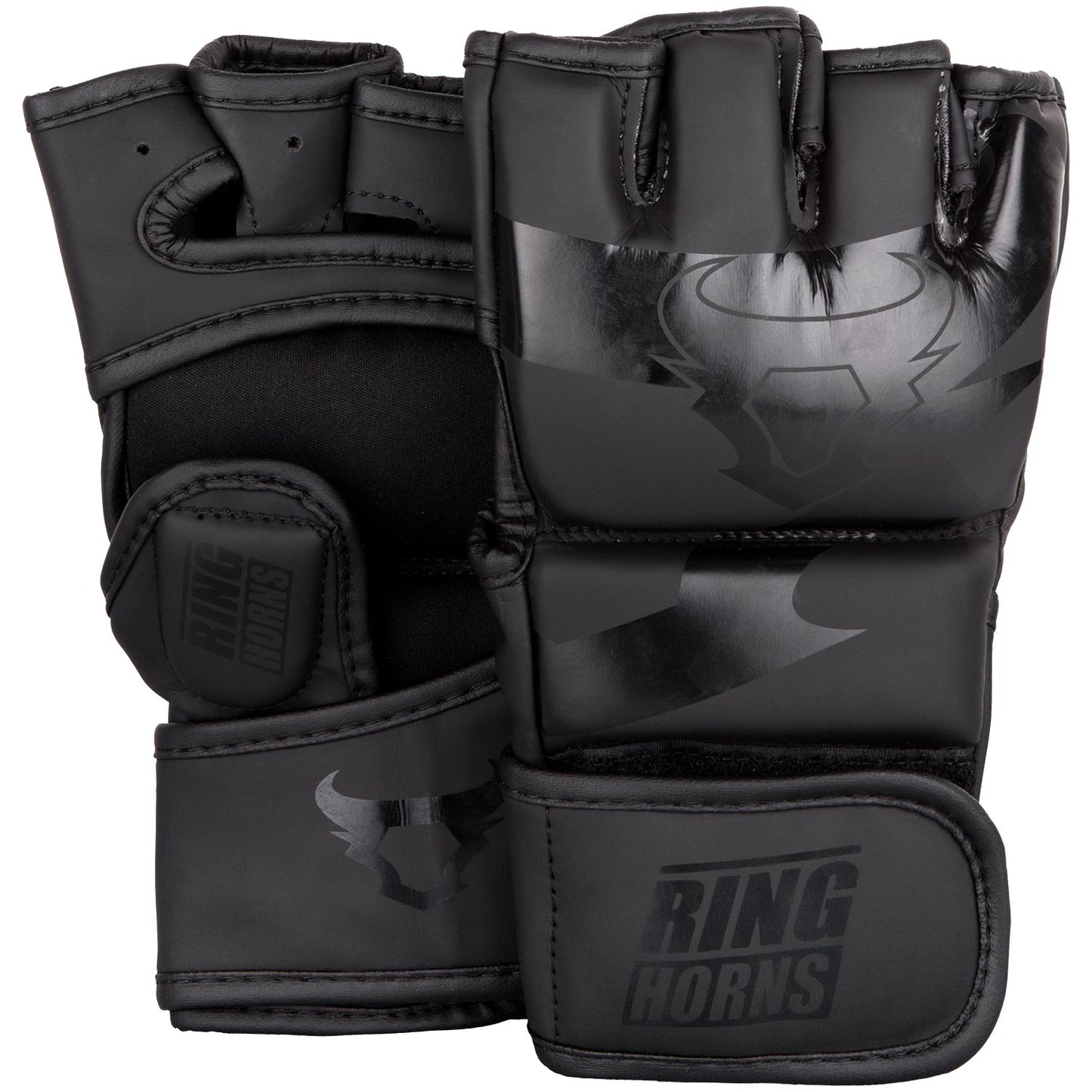 Gants de MMA Ringhorns Charger - Noir/Noir