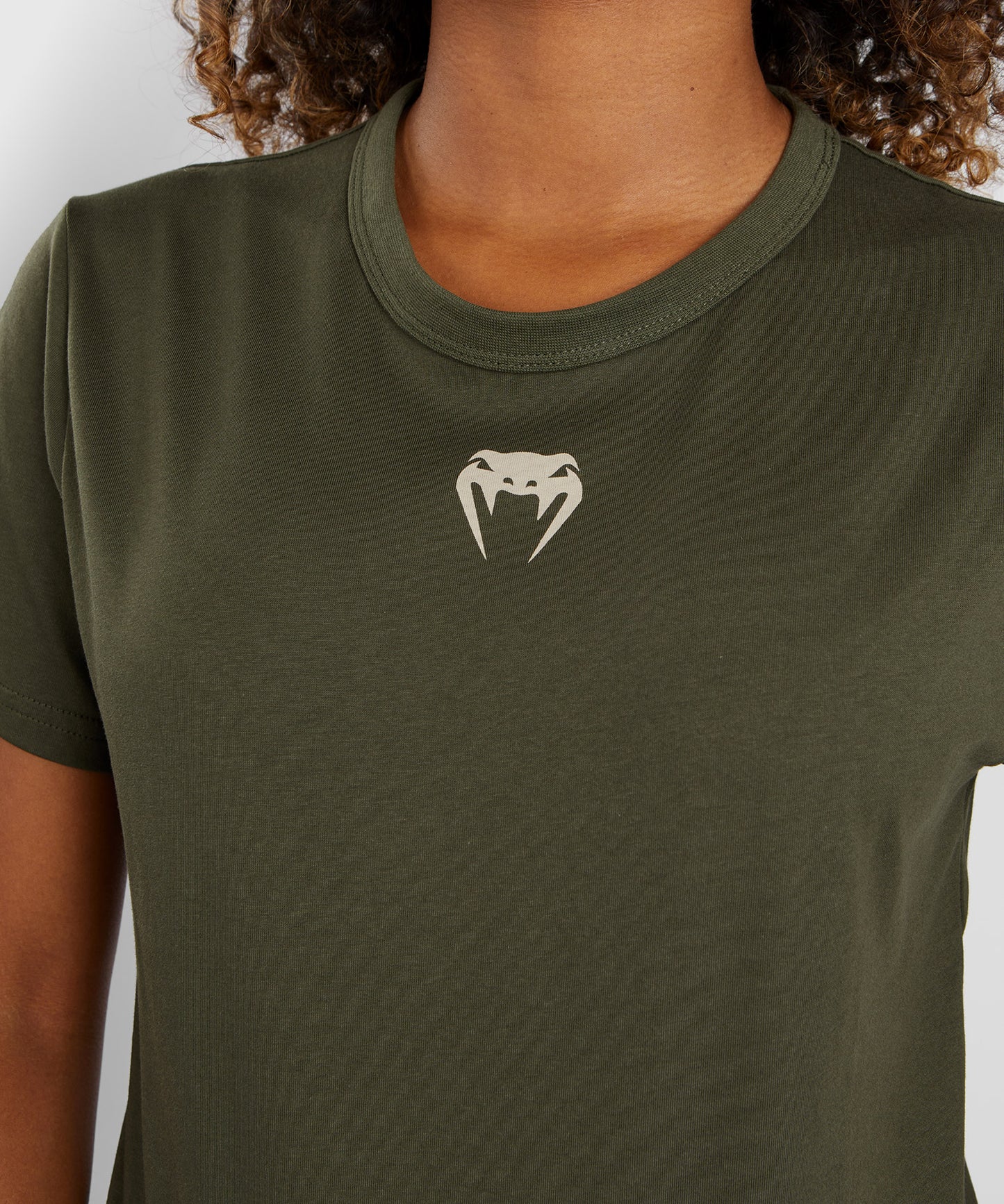 UFC Adrenaline by Venum Fight Week Women’s Short-sleeve Cotton T-shirt  - Khaki