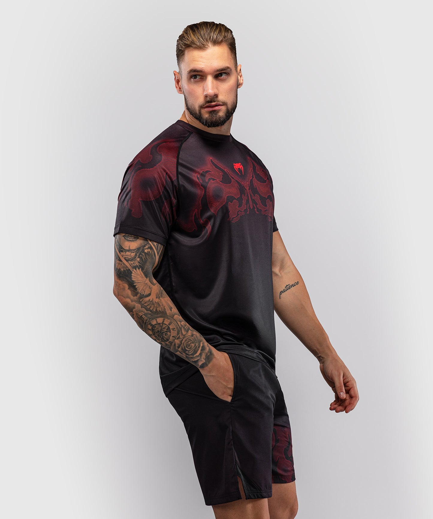 T-shirt Dry Tech Venum Spectre – Noir/Rouge