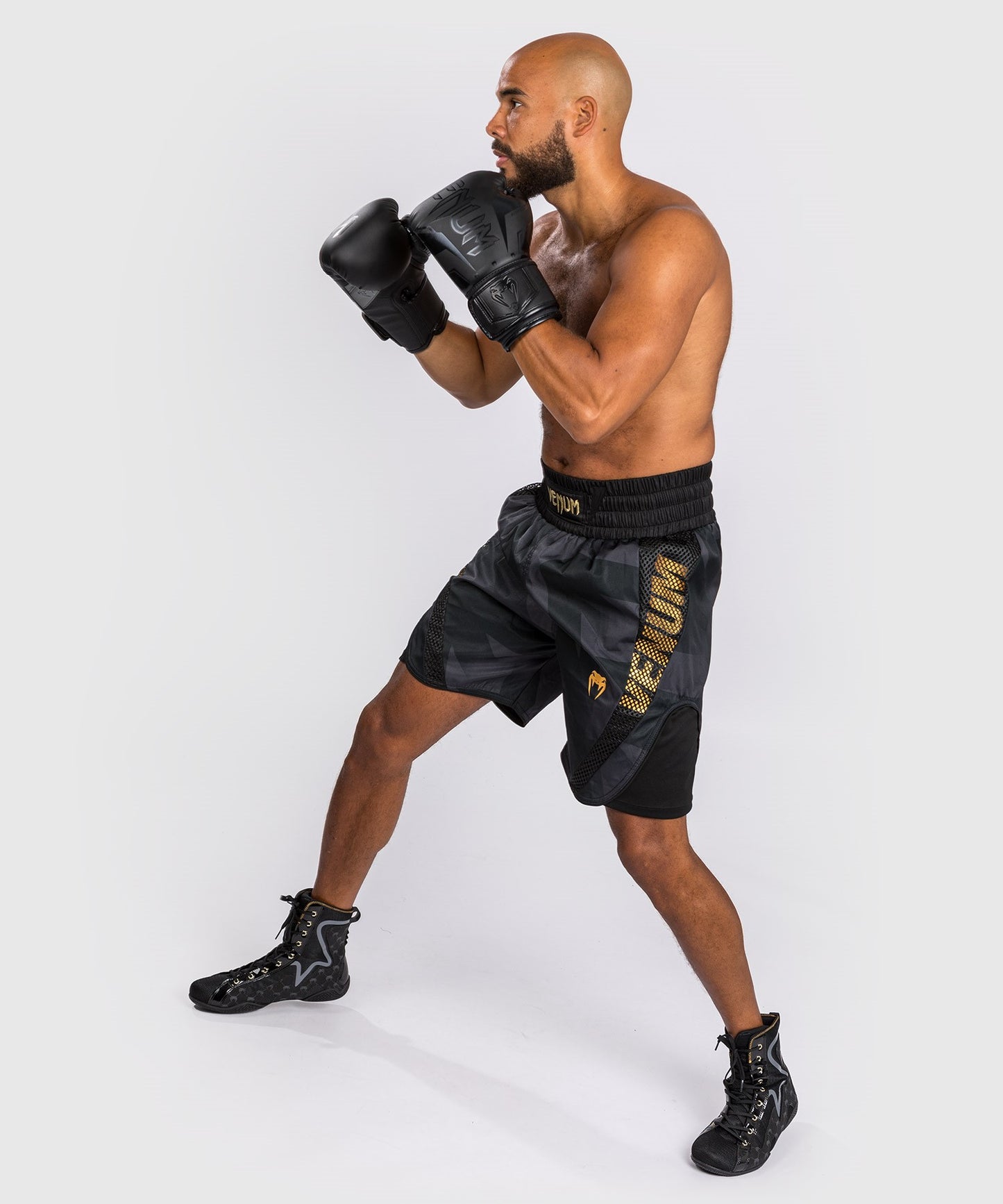 Short de Boxe Venum Razor - Noir/Or