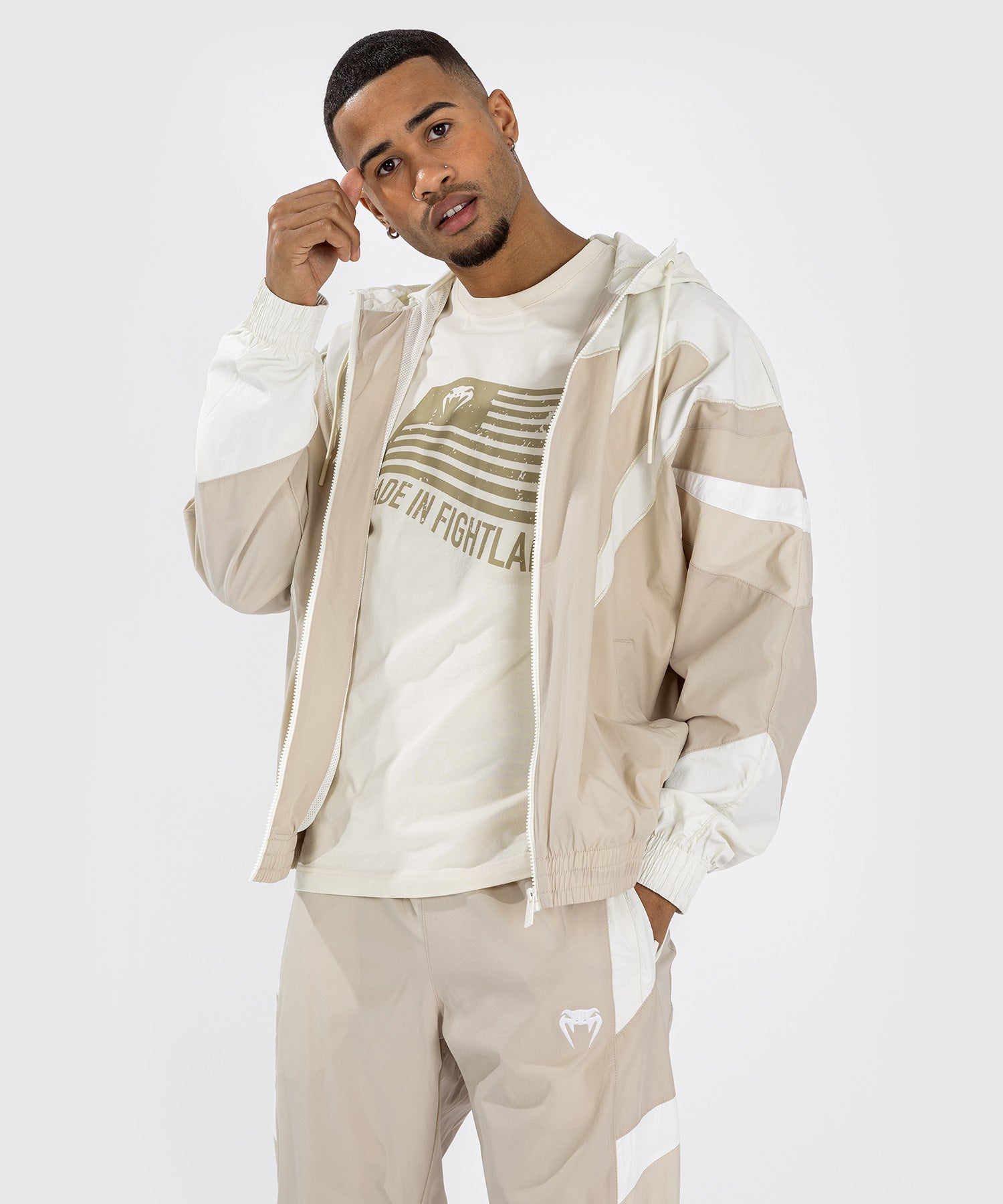 Venum Attack 90 tracksuit jacket Beige – Dragon Bleu