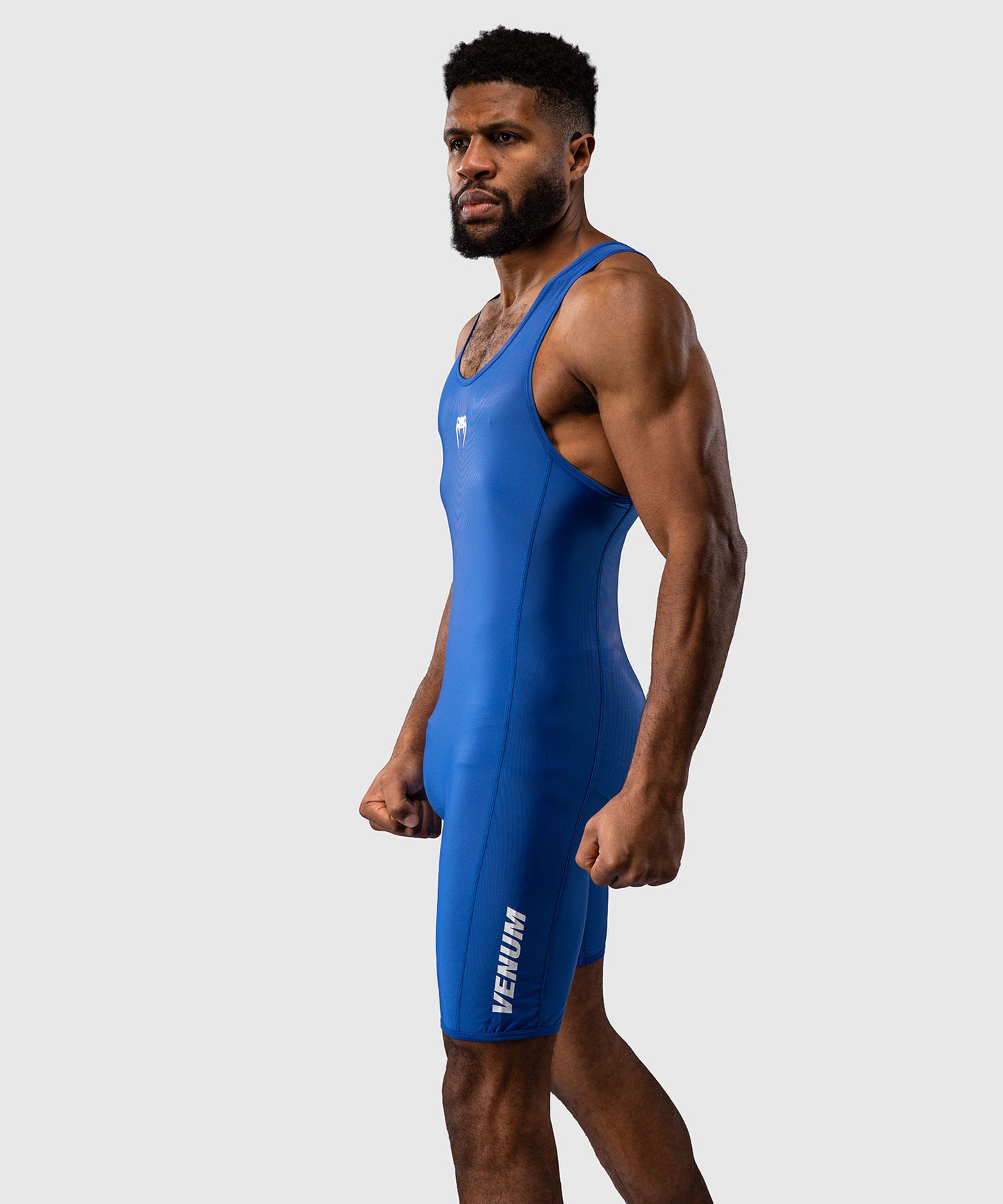Venum Challenger Men's Wrestling Singlet - Blue