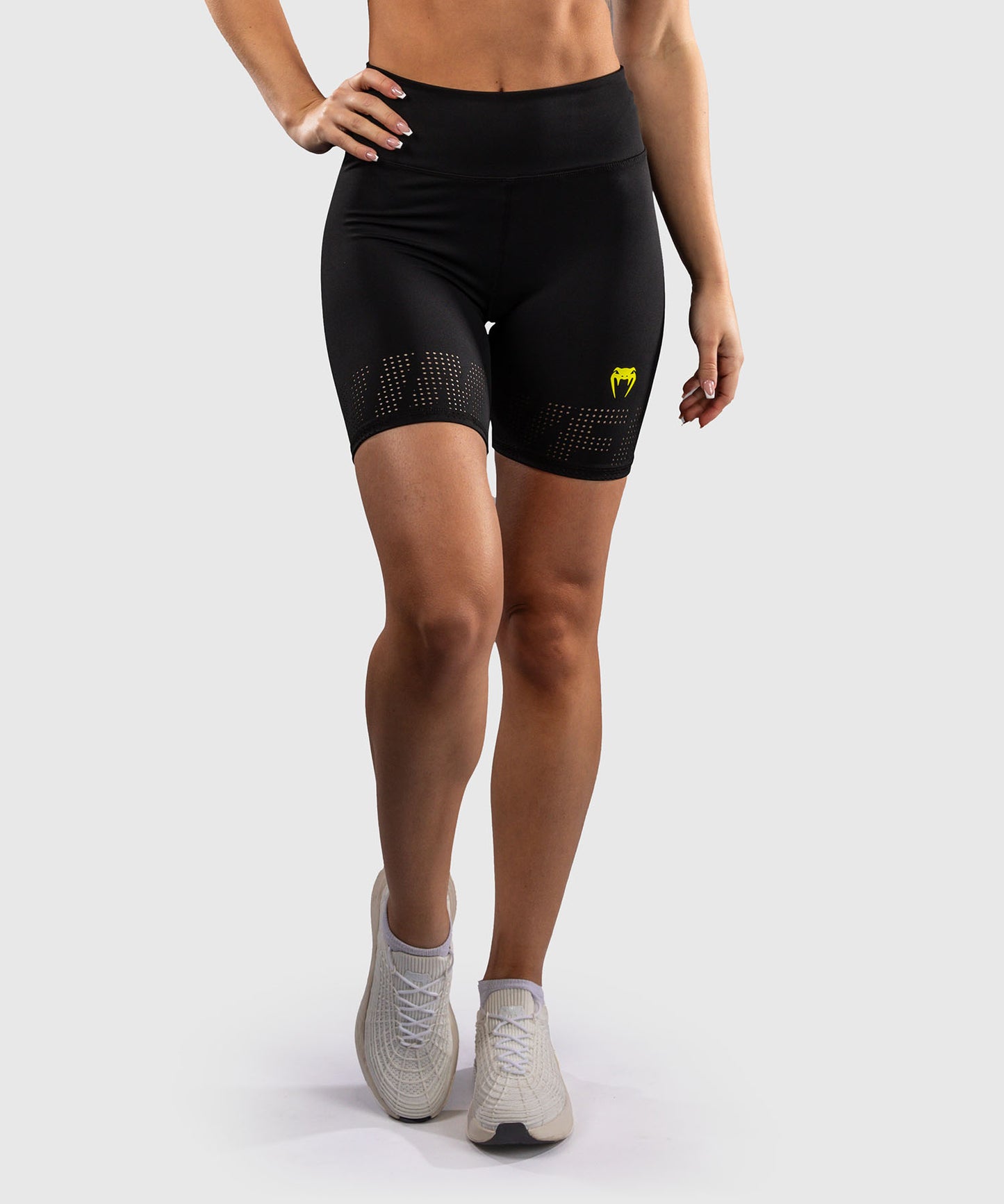 Venum Lazer Kompressionsshorts für Damen - Schwarz/Gelb