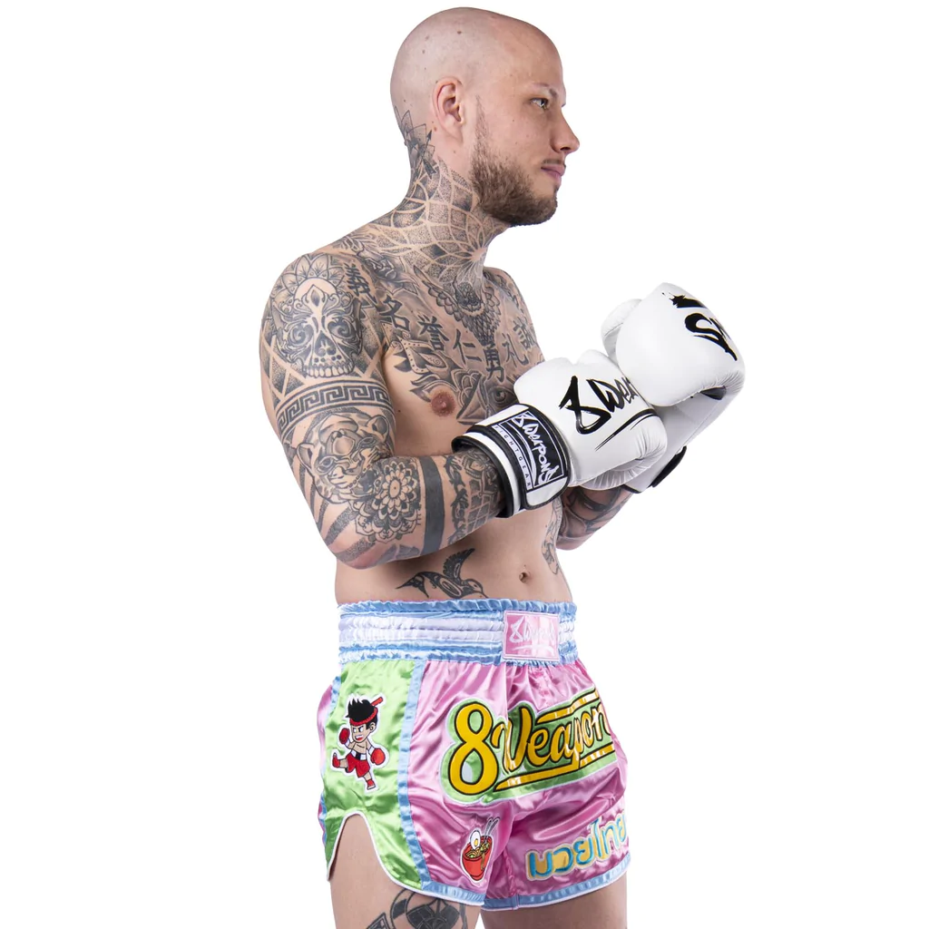 SHORT DE MUAY THAI 8 WEAPONS YUMMY - ROSE