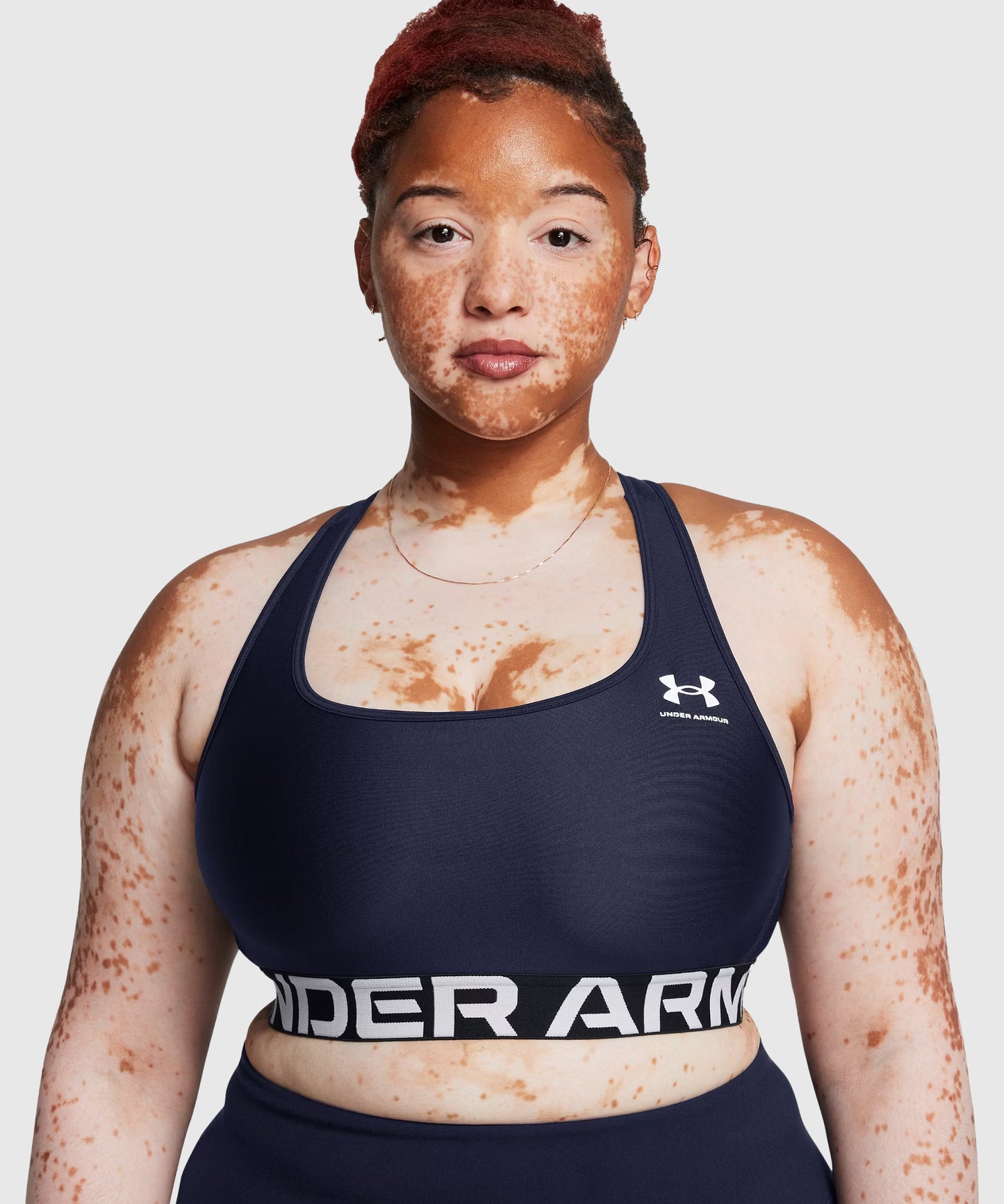 Under Armour Heatgear® Sports Bra - Navy Blue