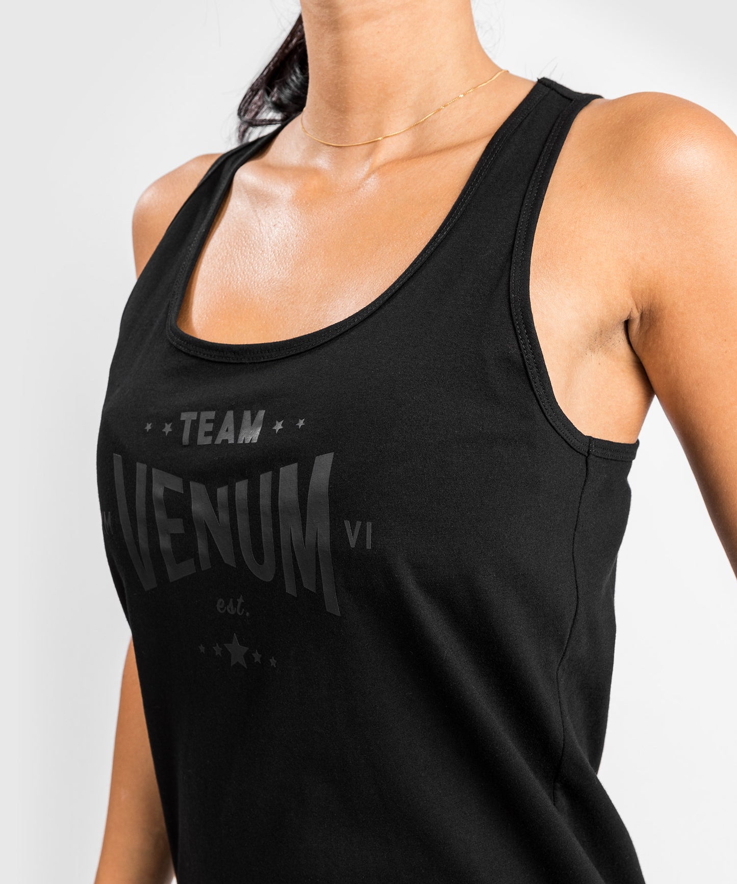 Débardeur Venum Team 2.0 - Pour Femmes - Noir/Noir