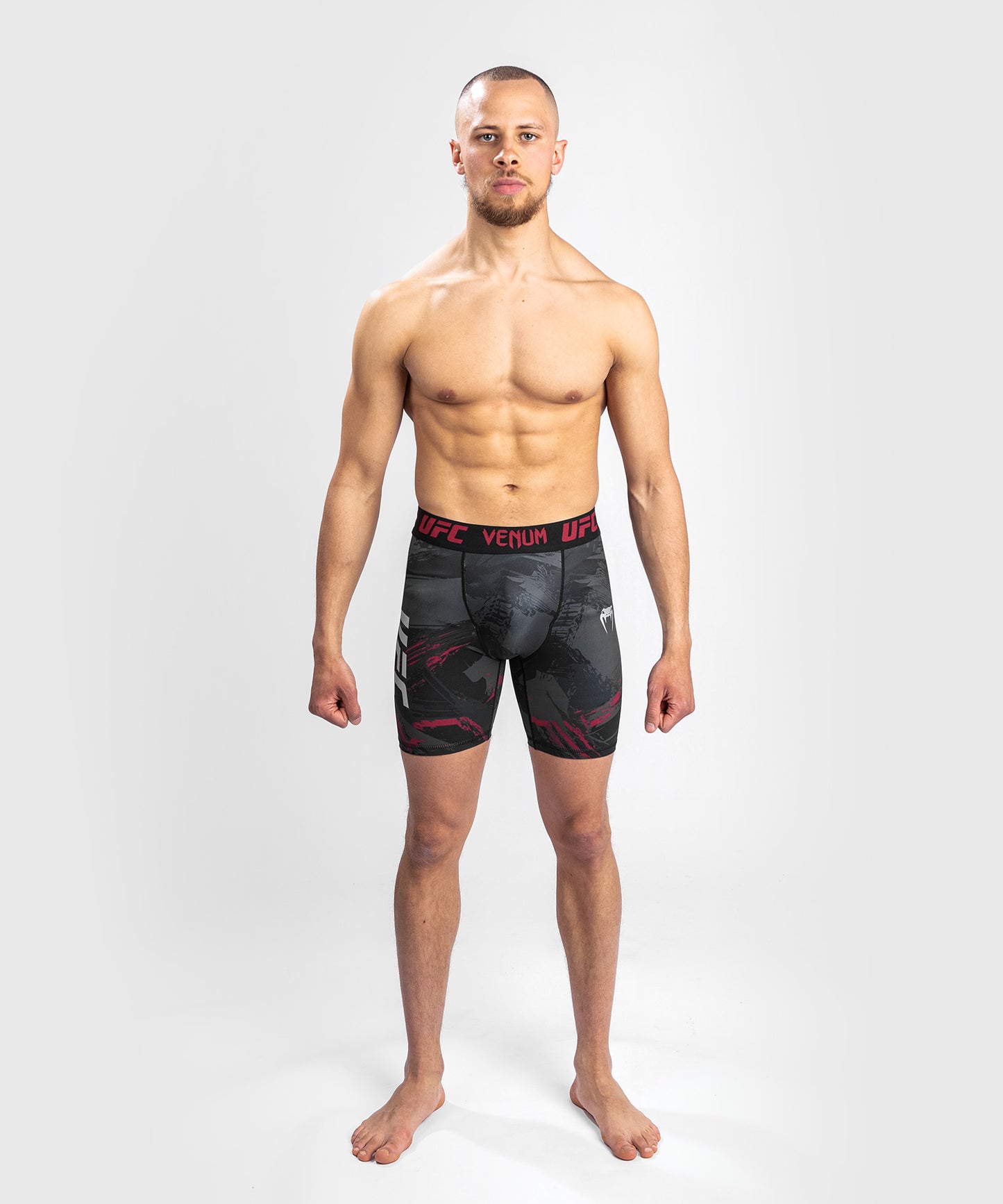 Short de compression UFC Venum Authentic Fight Week 2.0 - Noir/Rouge