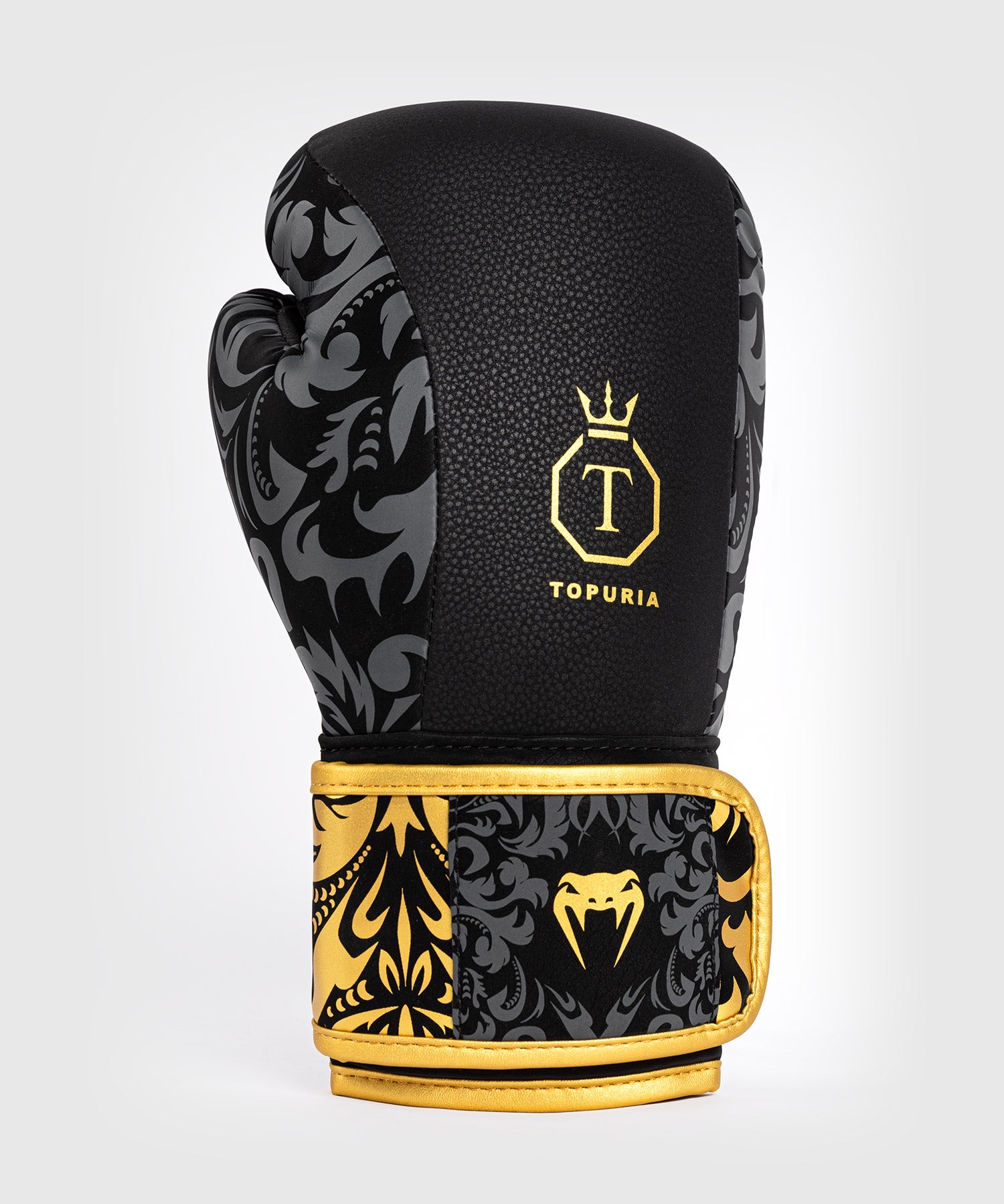 Venum x Topuria Unmatched Edition Boxing Gloves - Black/Gold