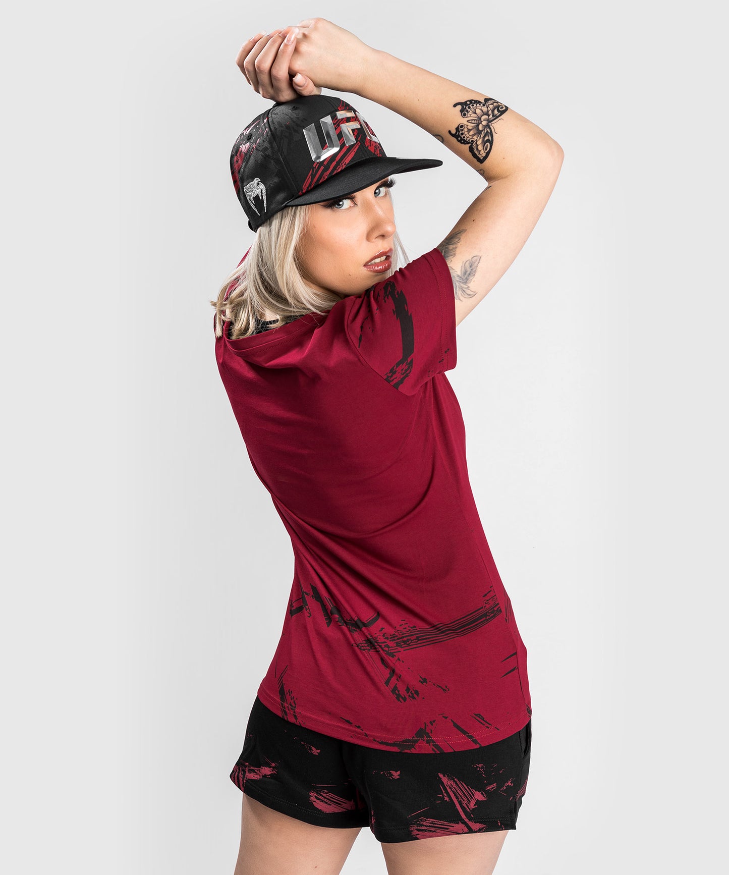 T-Shirt UFC Venum Authentic Fight Week 2.0 - Pour Femmes - Rouge