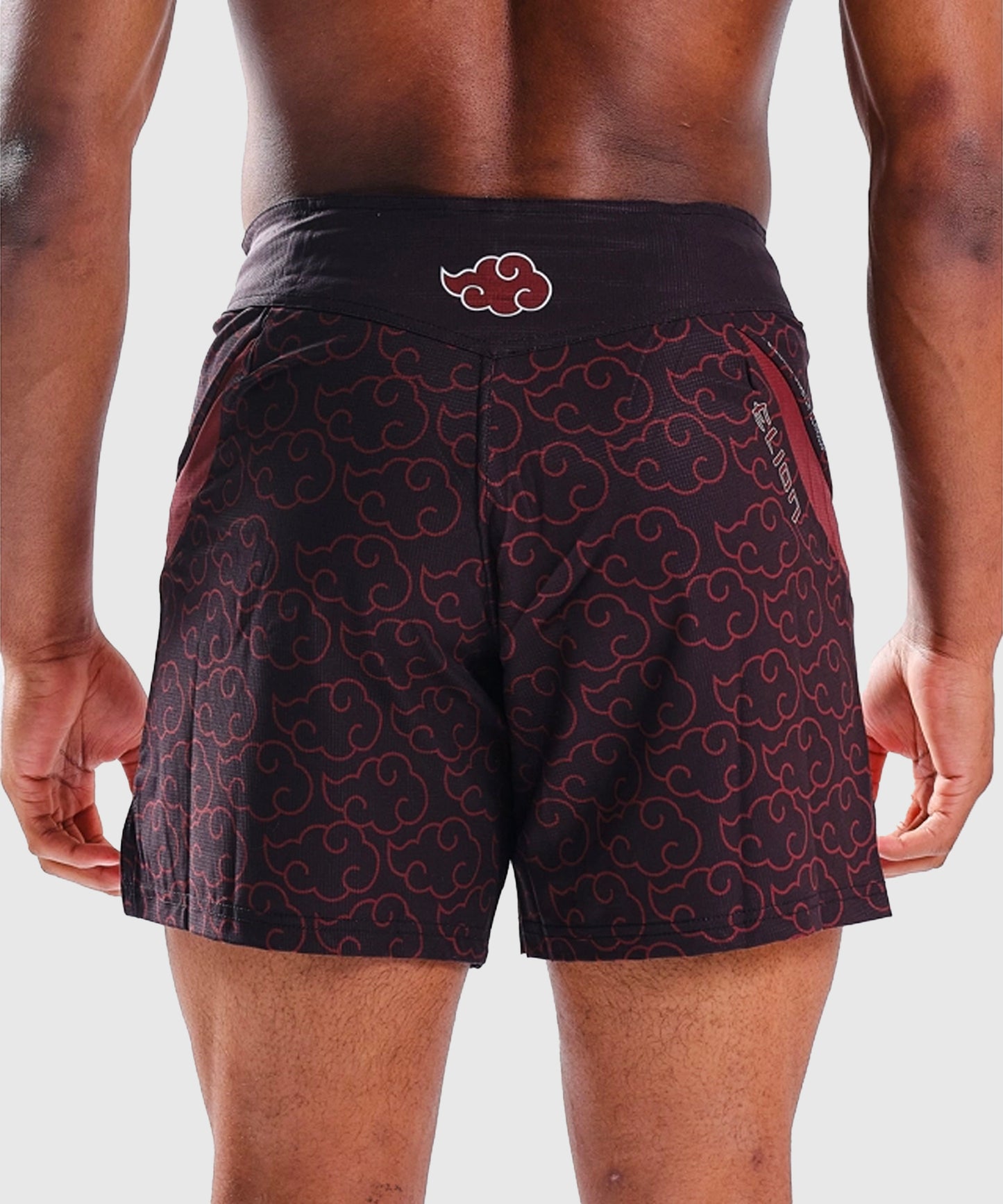 Fightshort Elion X Naruto - Akatsuki Noir/Rouge