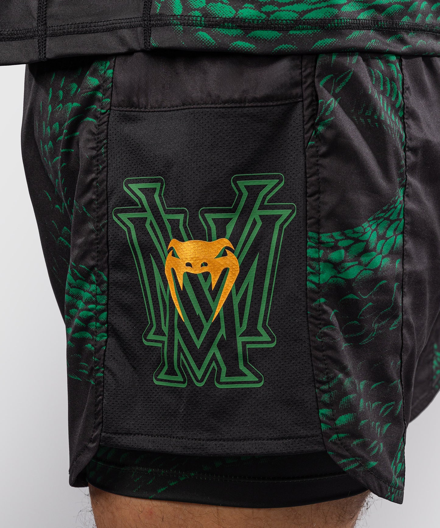 Venum Matupa Training Shorts - Black/Green/Gold