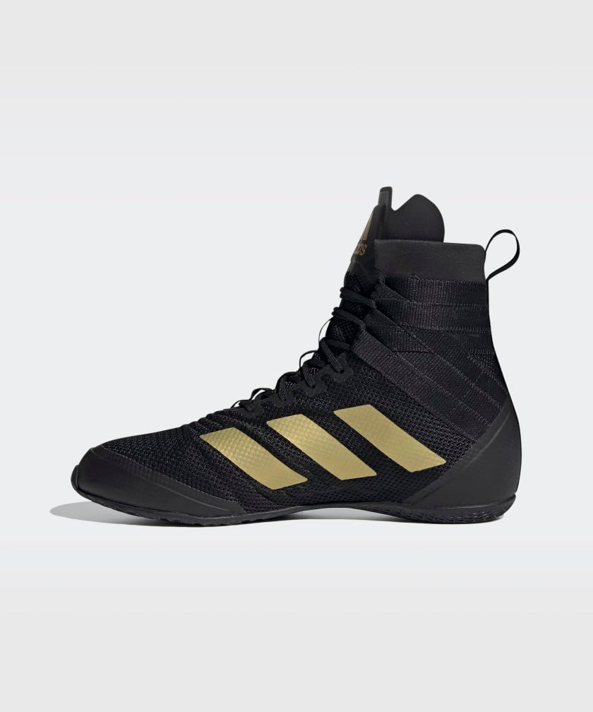 Chaussures de Boxe Adidas Speedex 18 - Noir/Or Mat