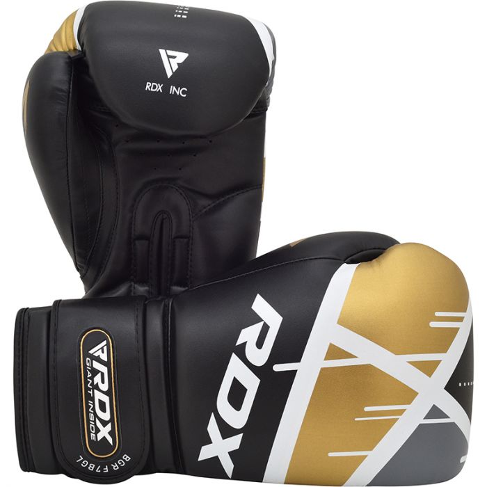 RDX F7 EGO Boxing Gloves – Black/Gold