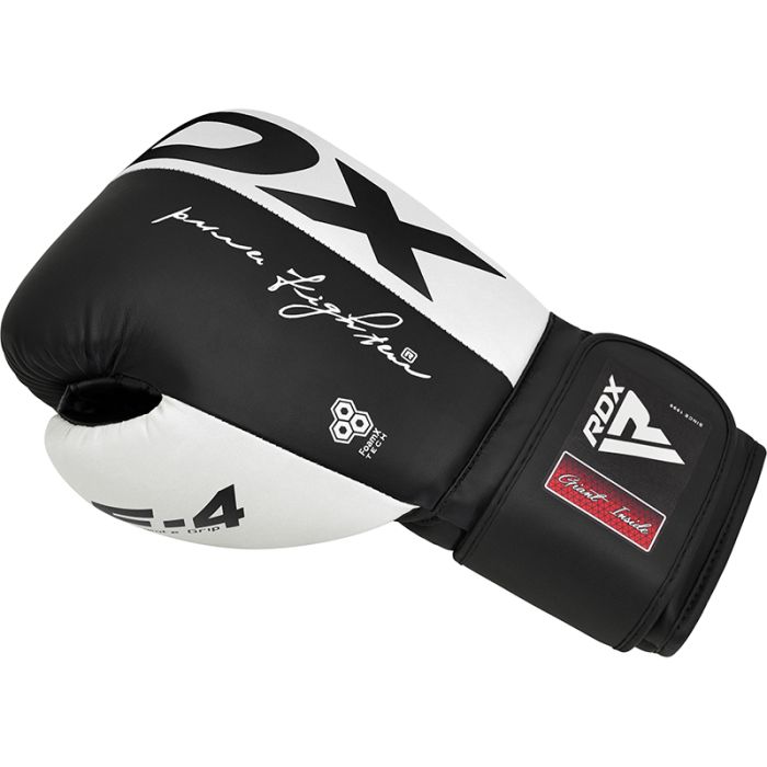 GANTS DE BOXE F4 RDX - BLANC/NOIR