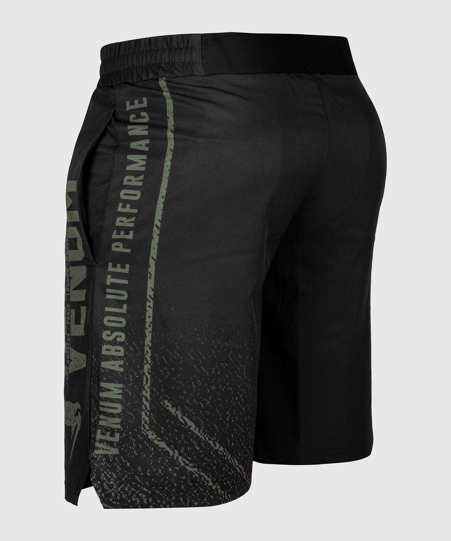 Venum Signature Training Shorts - Black/Khaki - Exclusive