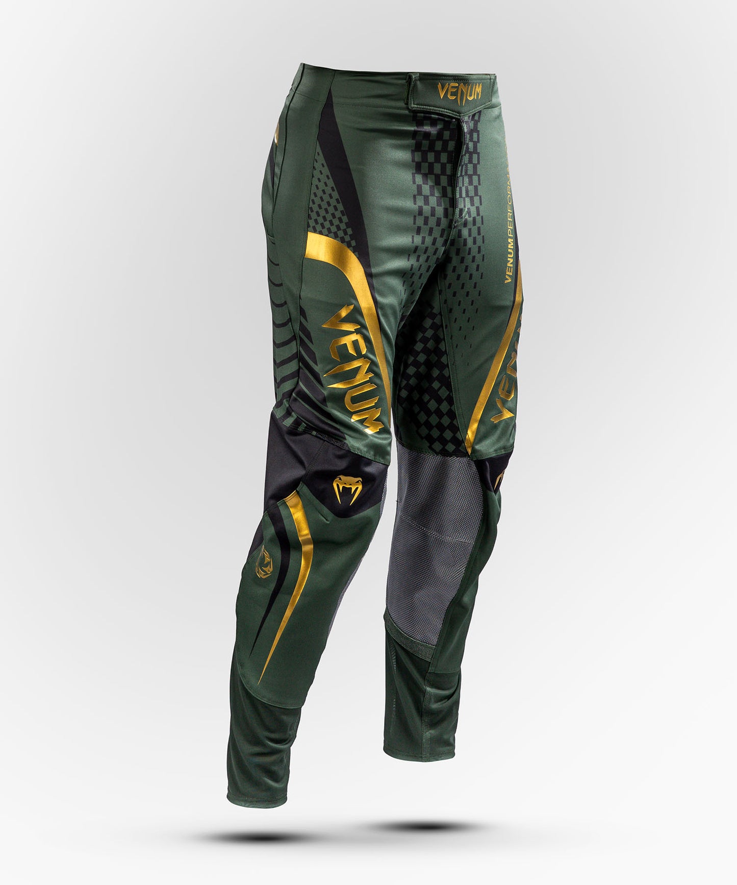 Venum MX Challenger Pantaloni da Motocross - Nero/Verde/Oro