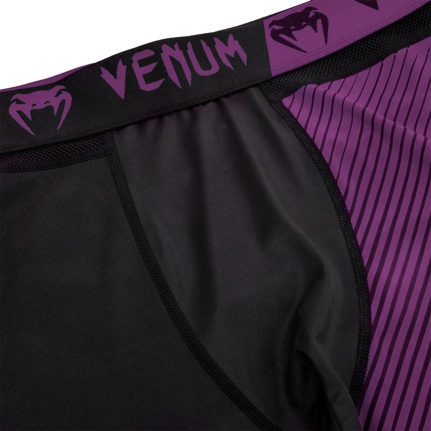 Venum NoGi 2.0 IBJJF Approved Compression Pants - Black/Purple