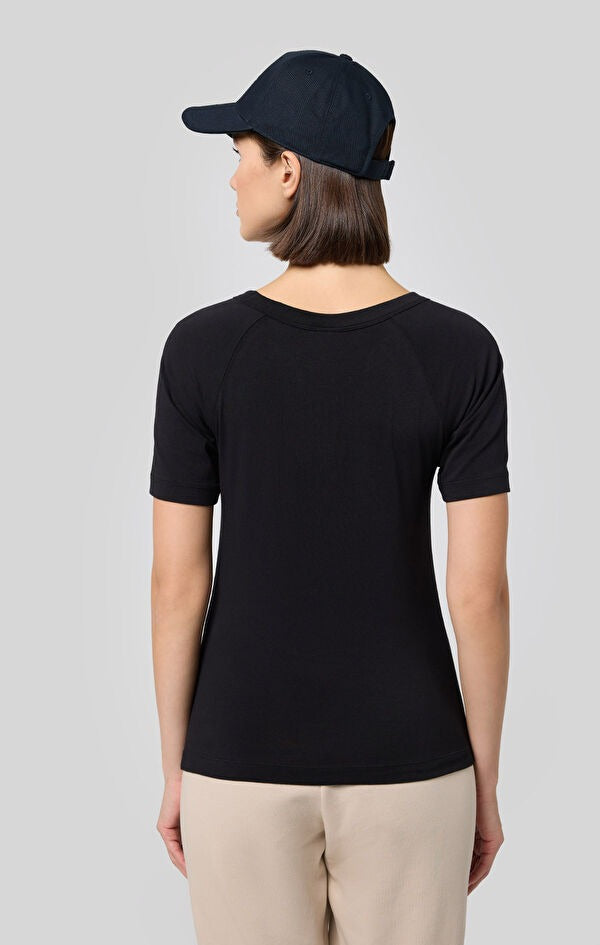 Champion Camiseta de Manga Corta Cuello Redondo – Negro