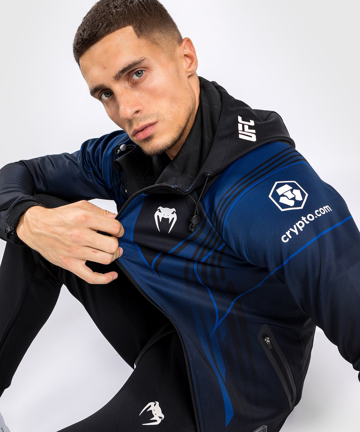 Sweatshirt à Capuche Homme UFC Venum Authentic Fight Night 2.0 - Midnight Edition