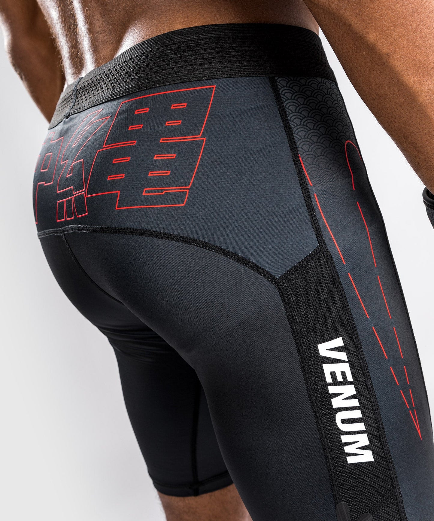 Venum Okinawa 3.0 Compression Short - Black/Red