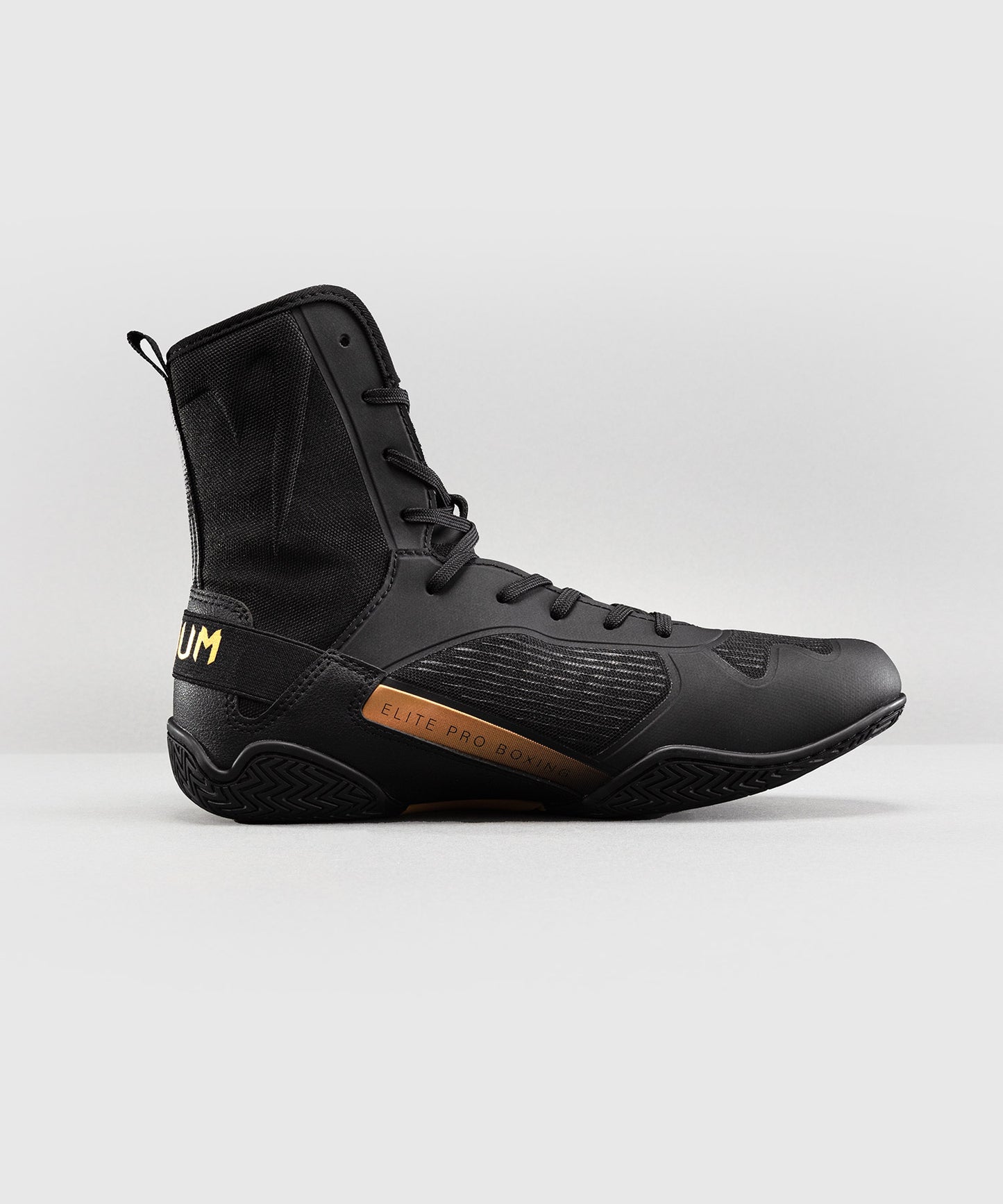 Venum Elite Neo Boxschuhe – Schwarz/Gold