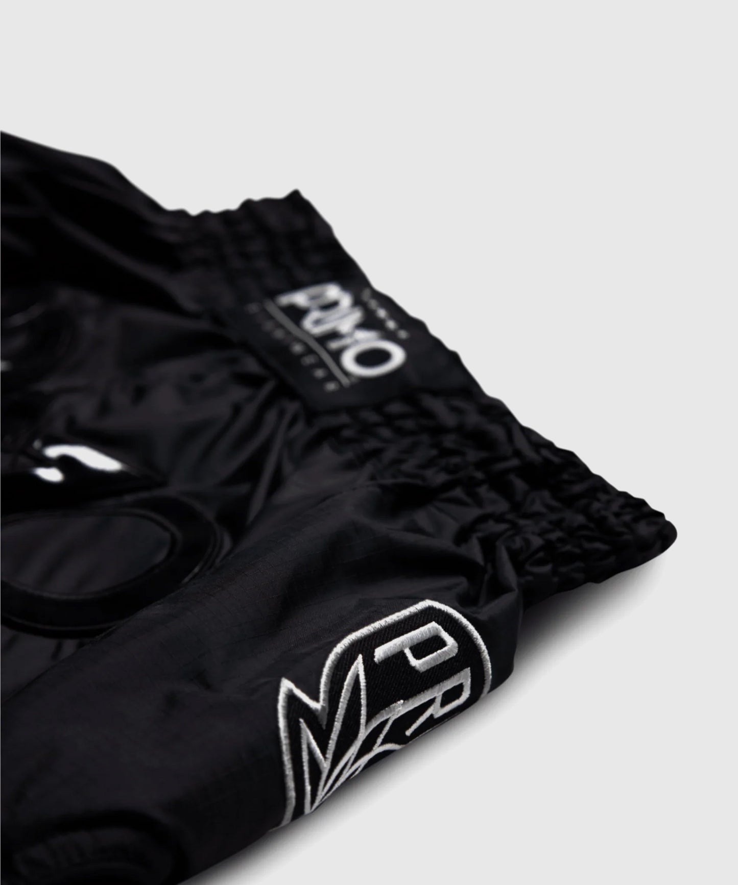 Short De Muay Thai Primo Super Nylon Black Panther Ii - Noir