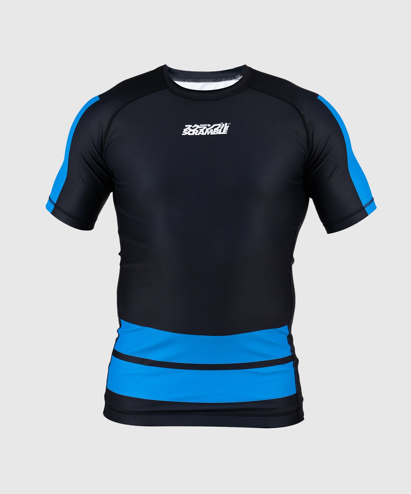 Rashguard À Manches Courtes Scramble Ranked - Bleu