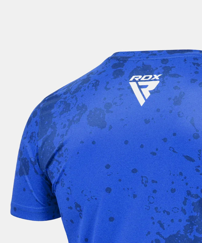 T-shirt D'Entrainement Rdx Light Contact Approuvé WAKO - Bleu