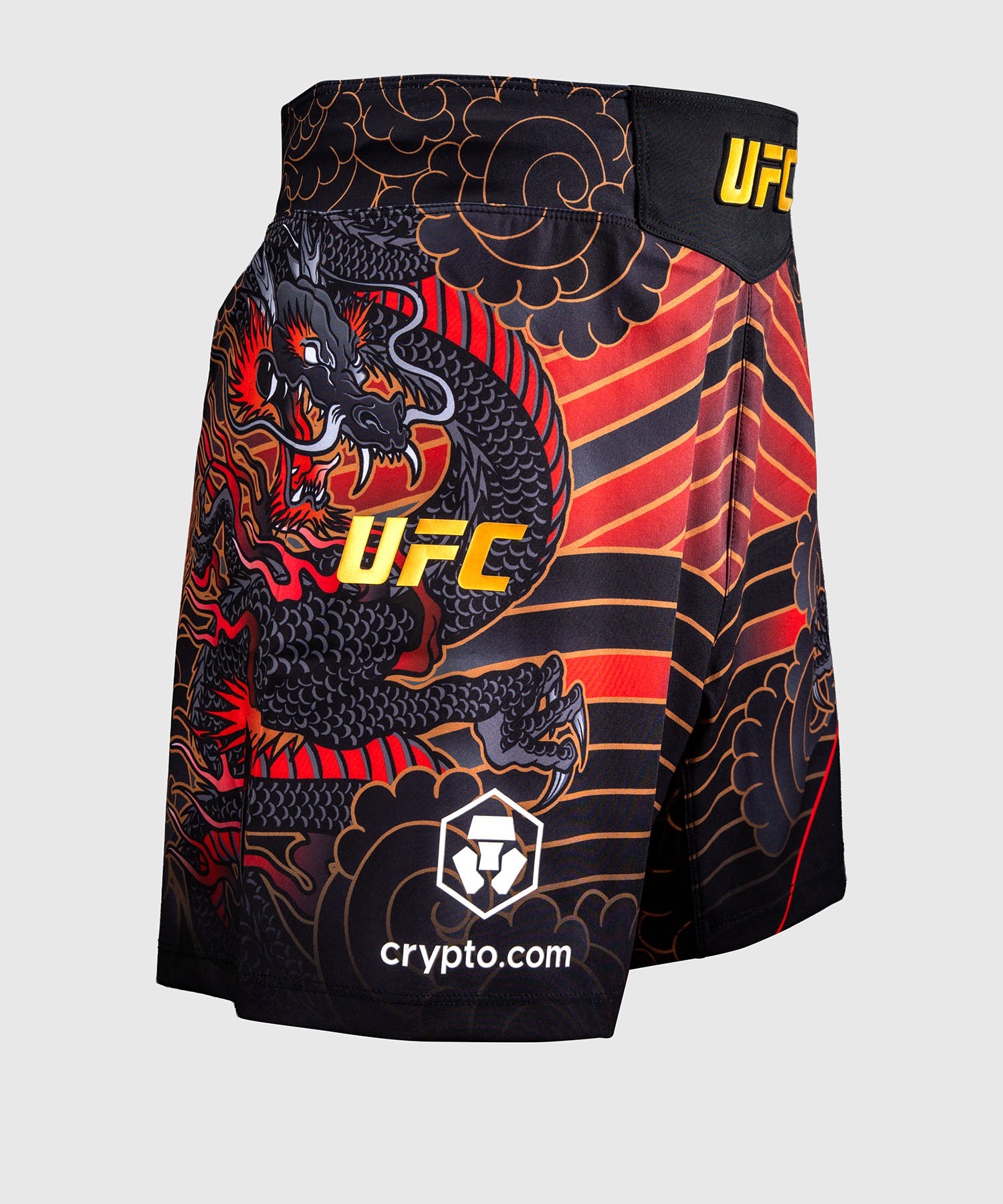 Men's UFC Unrivaled by Venum Red Alexandre Pantoja Short fit Fight