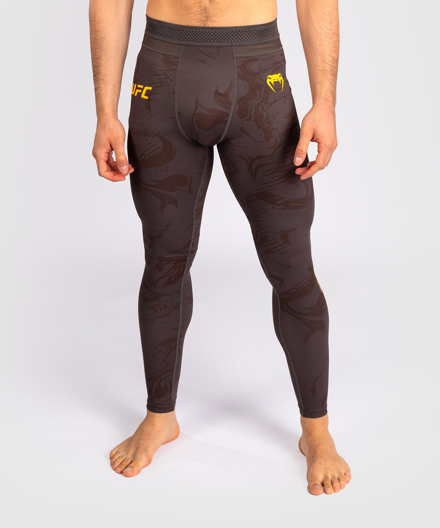 Leggings Performance pour Hommes UFC Fusion by Venum Fight Week - Marron Terrestre